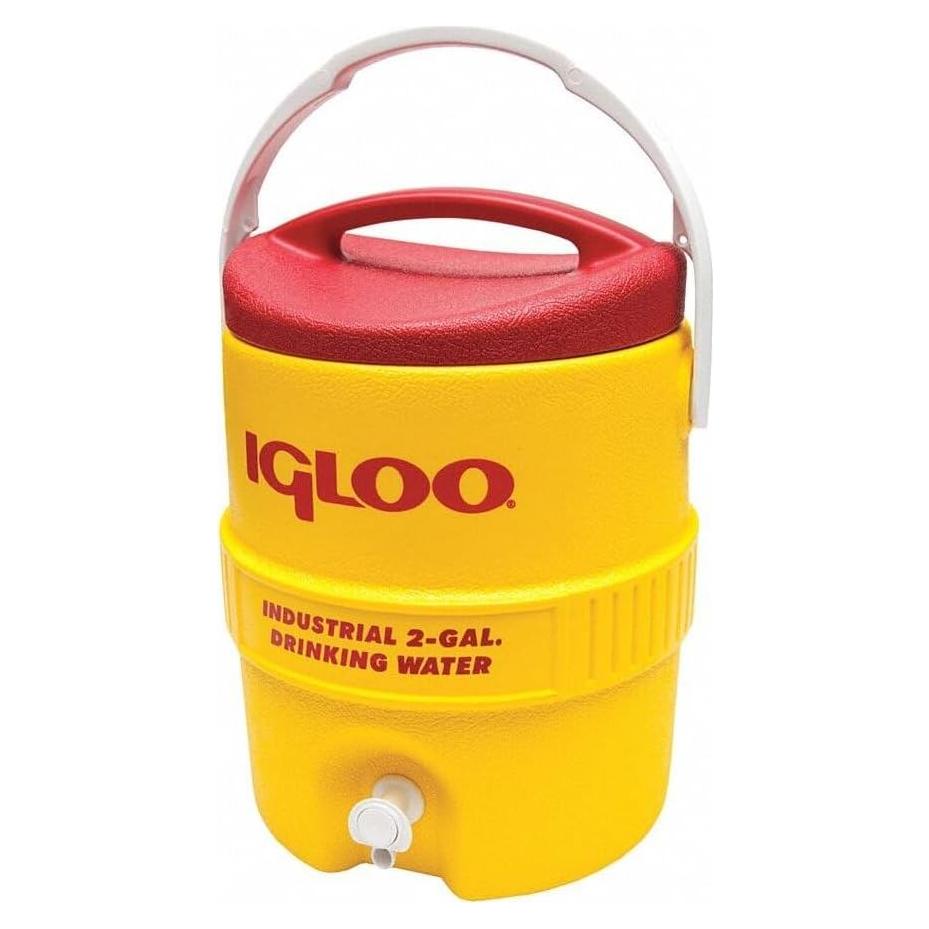 Enfriador de Bebidas Igloo 2 Gal Amarillo/Rojo Industrial