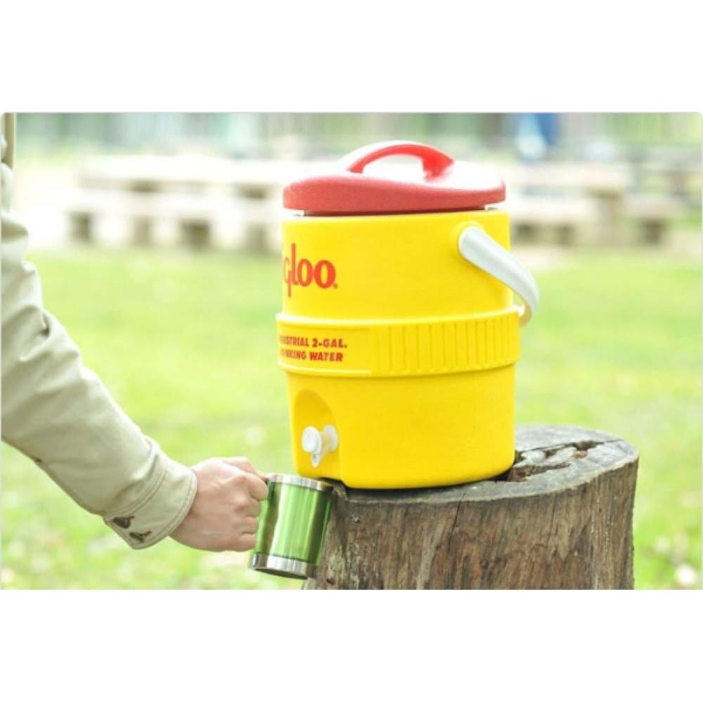 Enfriador de Bebidas Igloo 2 Gal Amarillo/Rojo Industrial