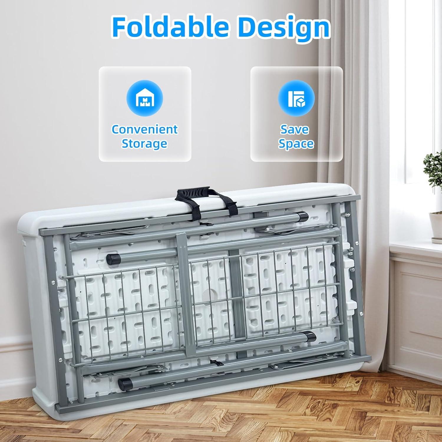 Mesa de Hielo Plegable SHAREWIN 107,95 cm Blanca