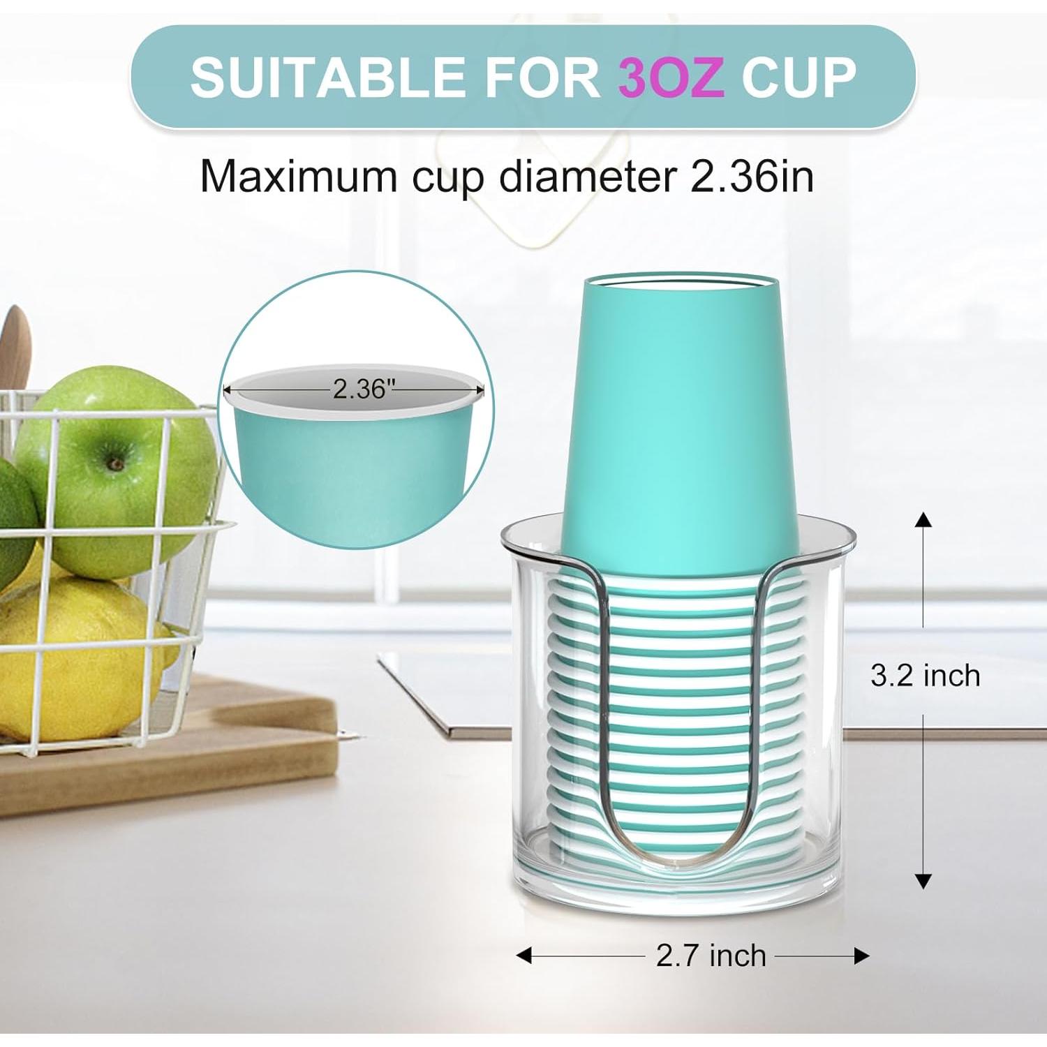 Dispensador de Tazas de Baño HOUSEWIFE CABINETS 3oz