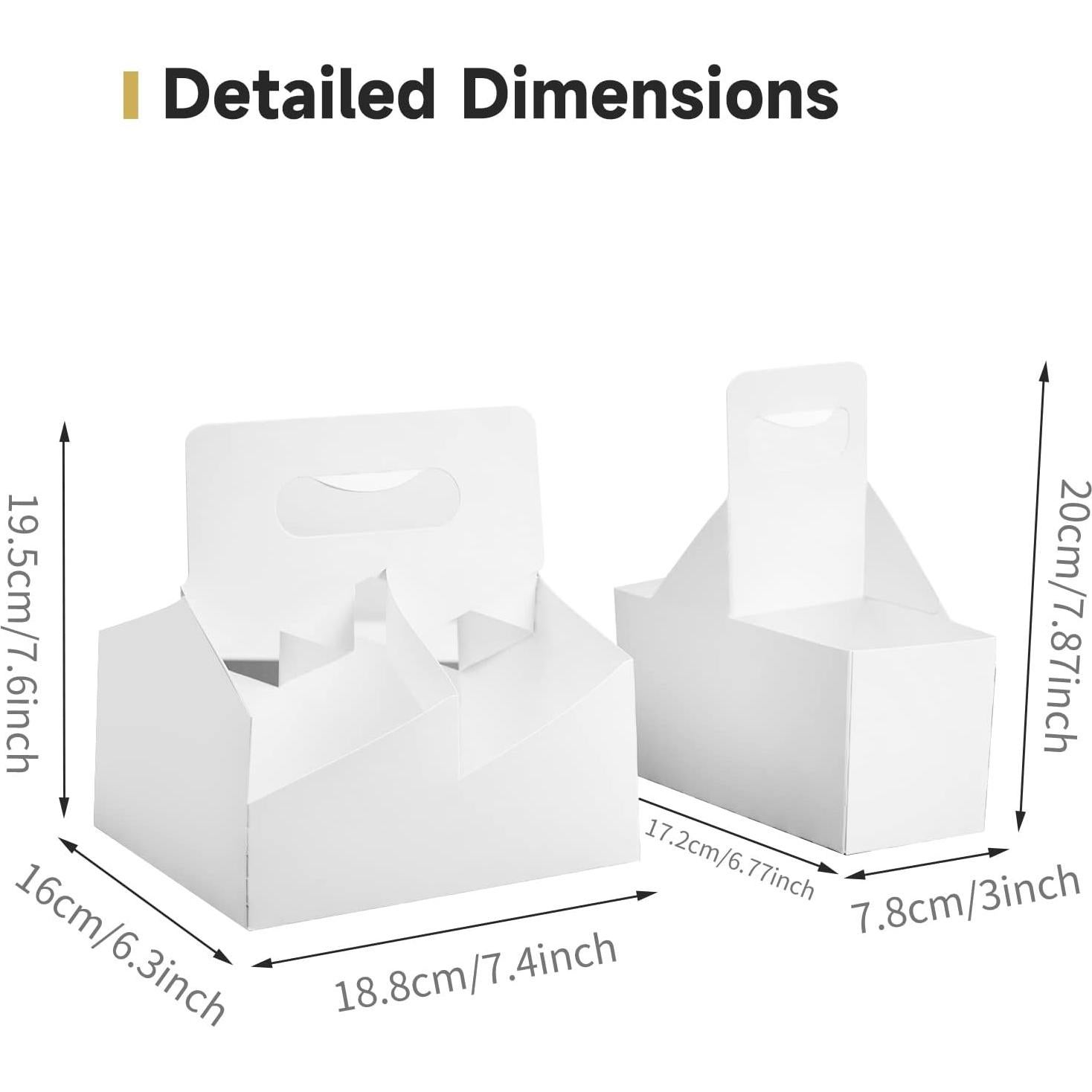 Portavasos de papel Kraft V Viatanst - Paquete 30 unidades