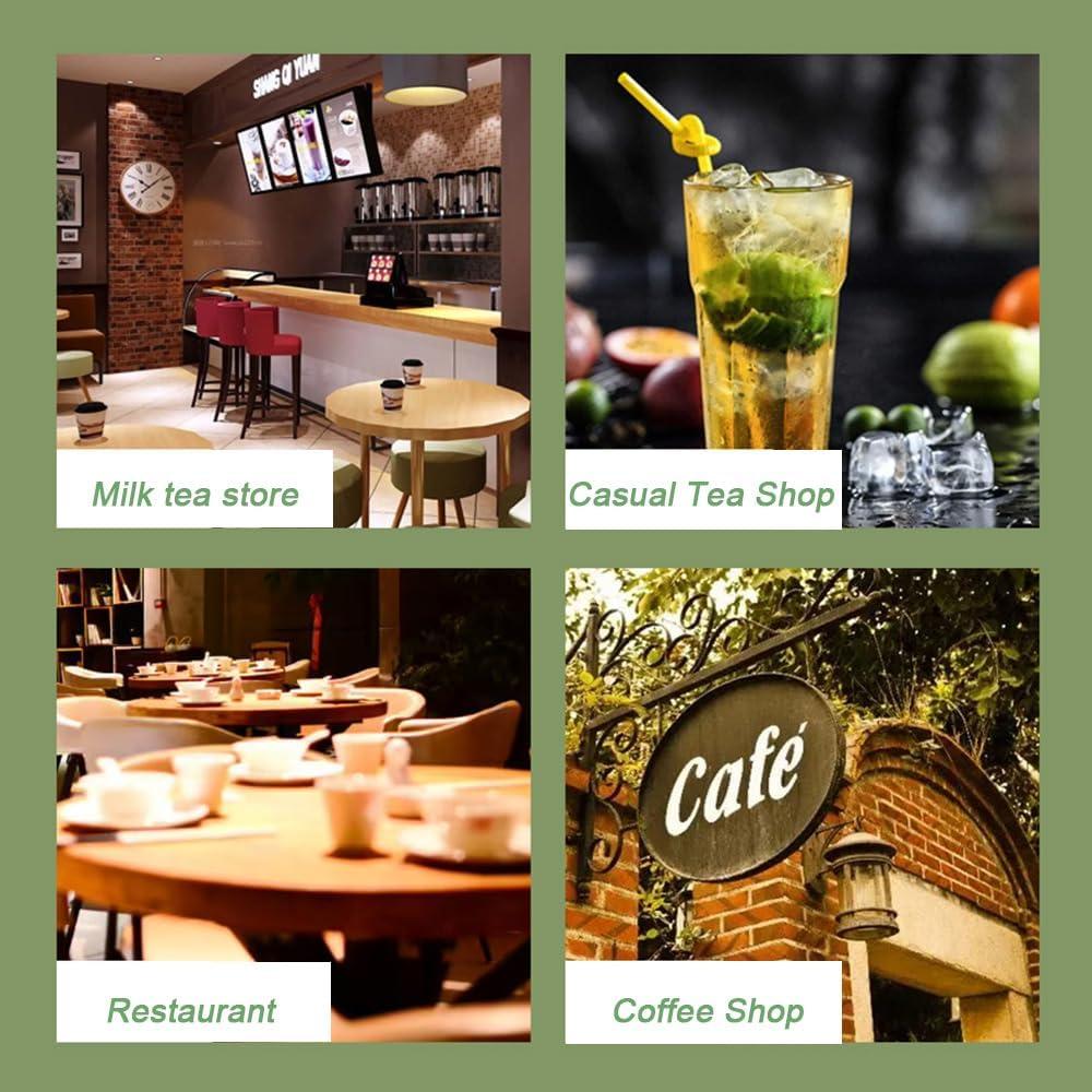 Portavasos biodegradable UBozeuiv para 4 tazas - 100 paquetes