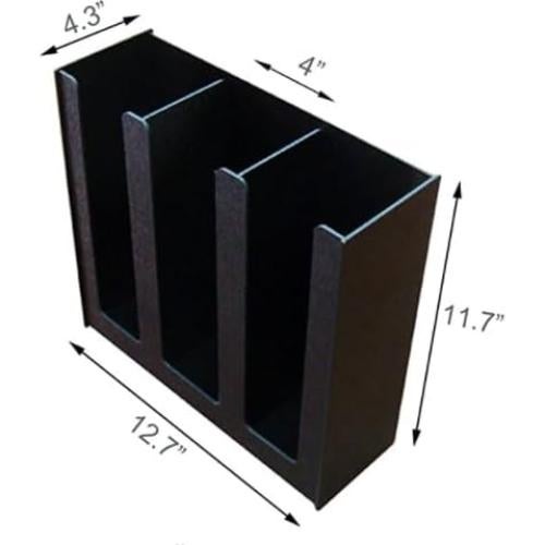 Soporte para Tazas HAITIAN ABS Negro 3 Compartimentos 0.86 kg