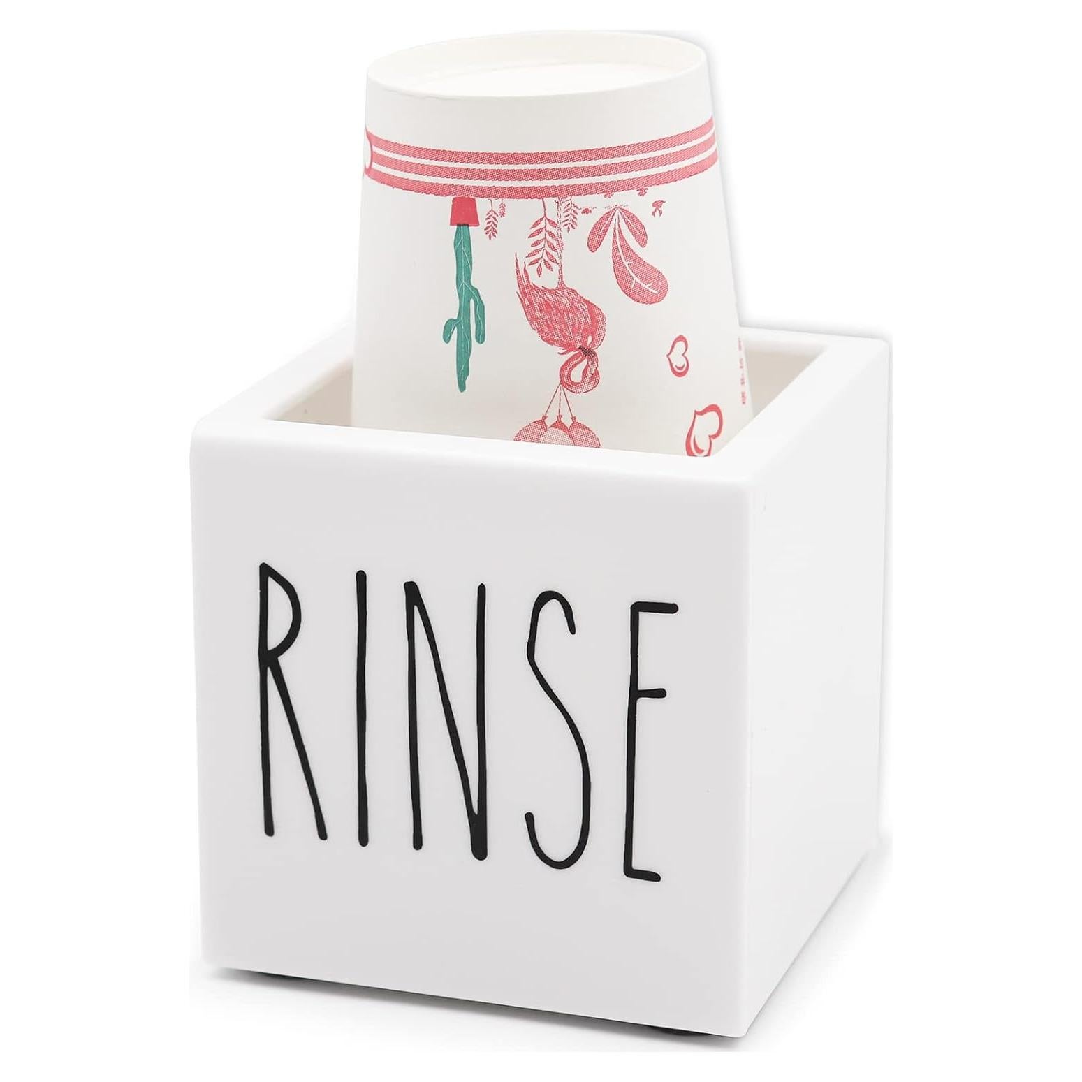 Dispensador de Copas de Acrílico Dixie 88ml Blanco