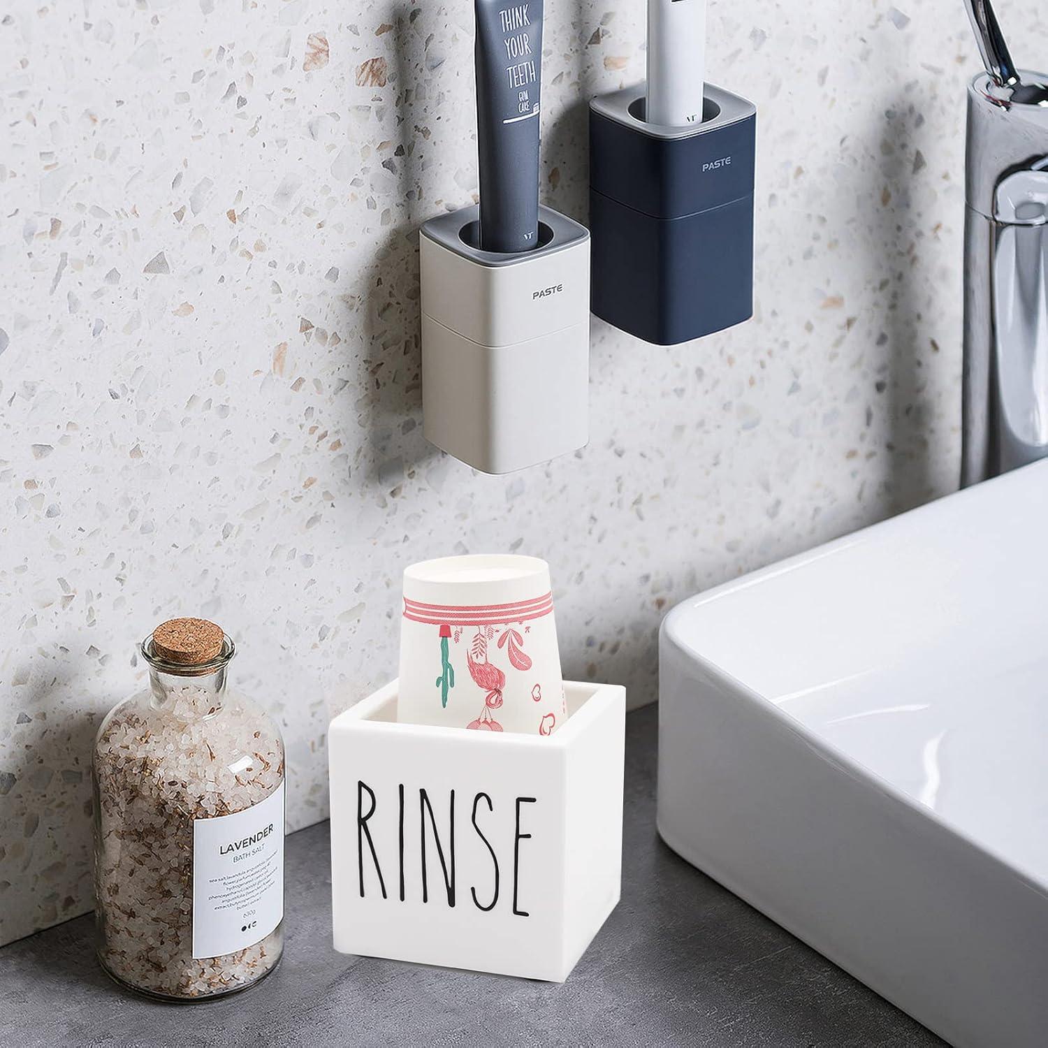 Dispensador de Copas de Acrílico Dixie 88ml Blanco