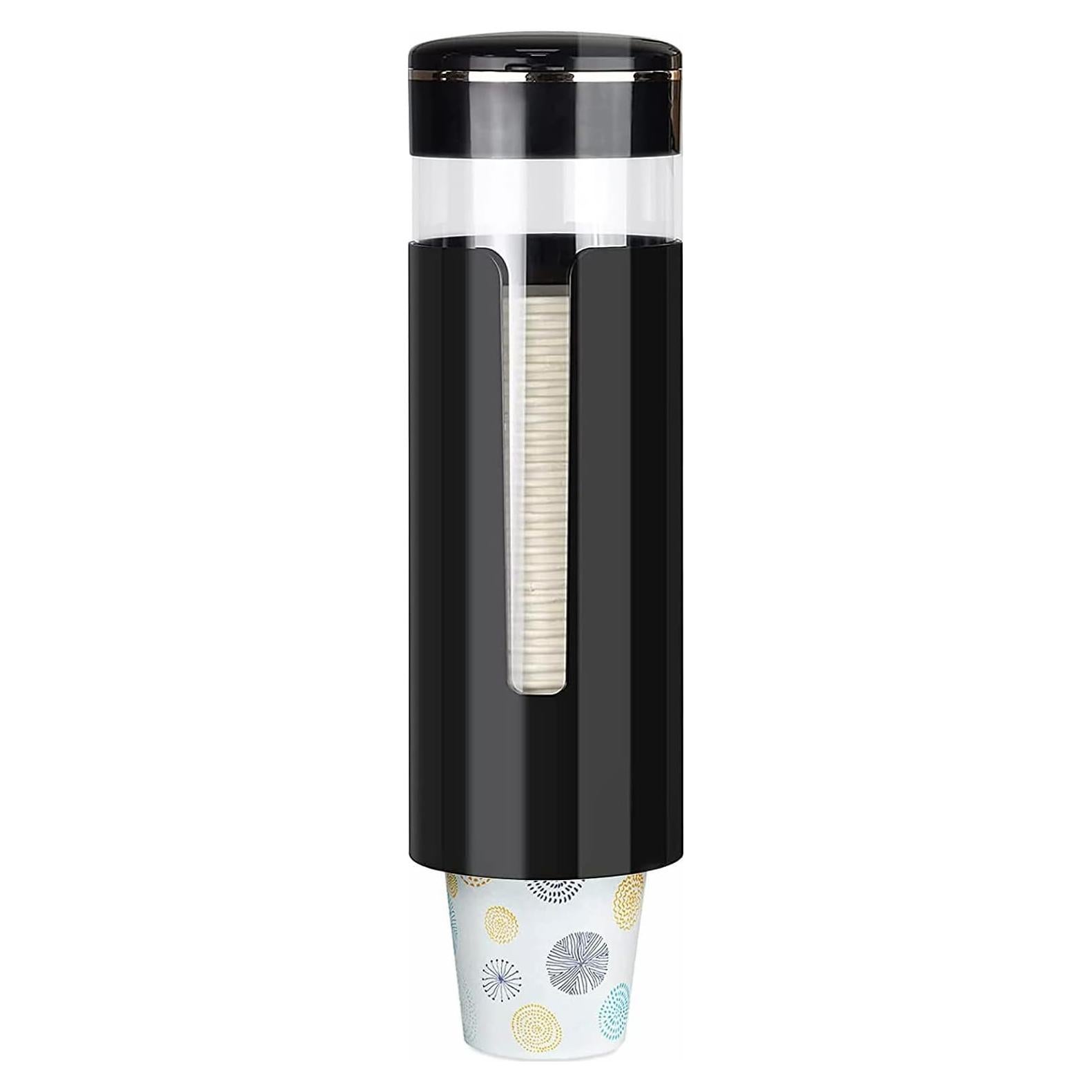 Dispensador de Tazas Montado en Pared MYITYARD Negro 27,4 cm