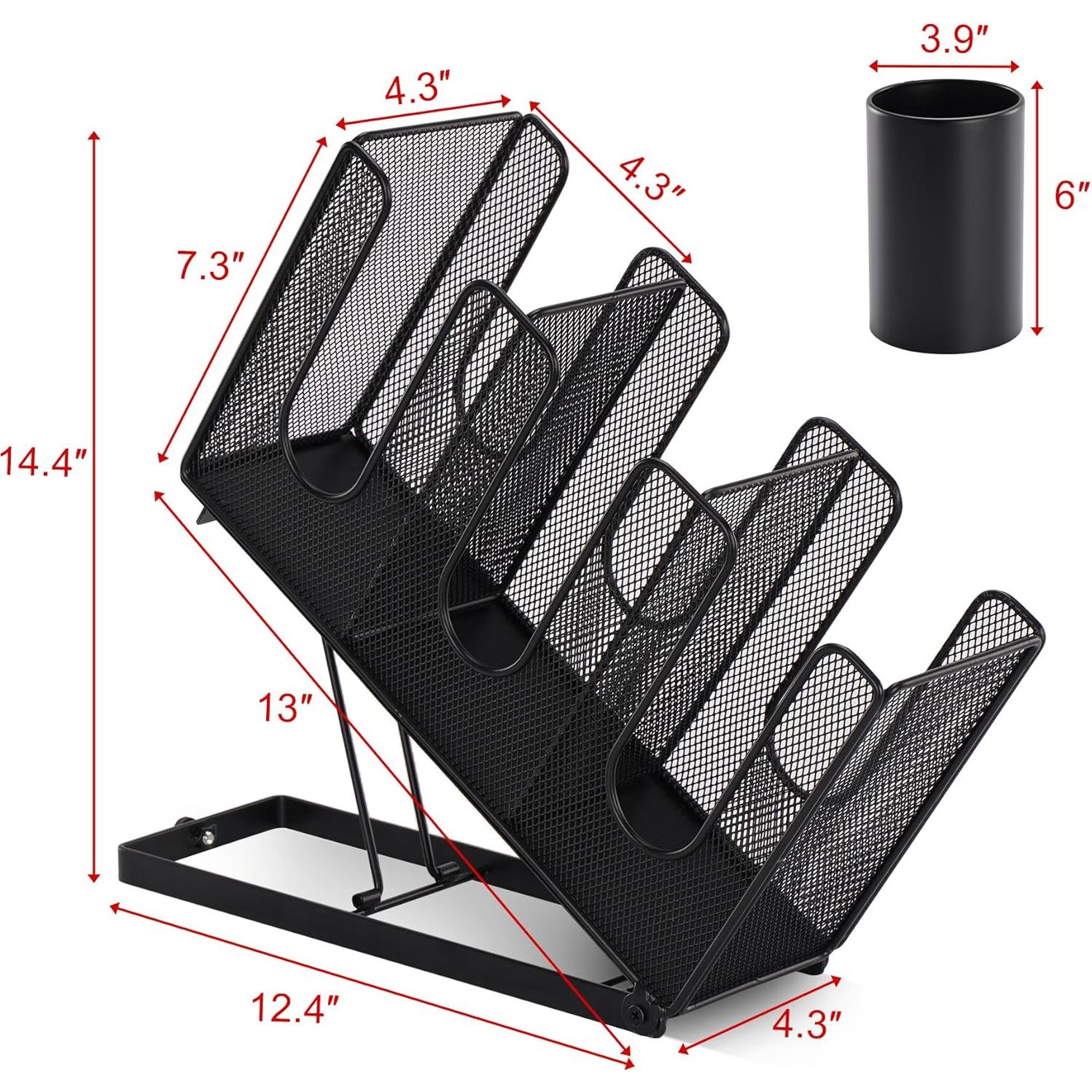 Soporte para Tazas de Papel Cairondin Negro 3 Compartimentos