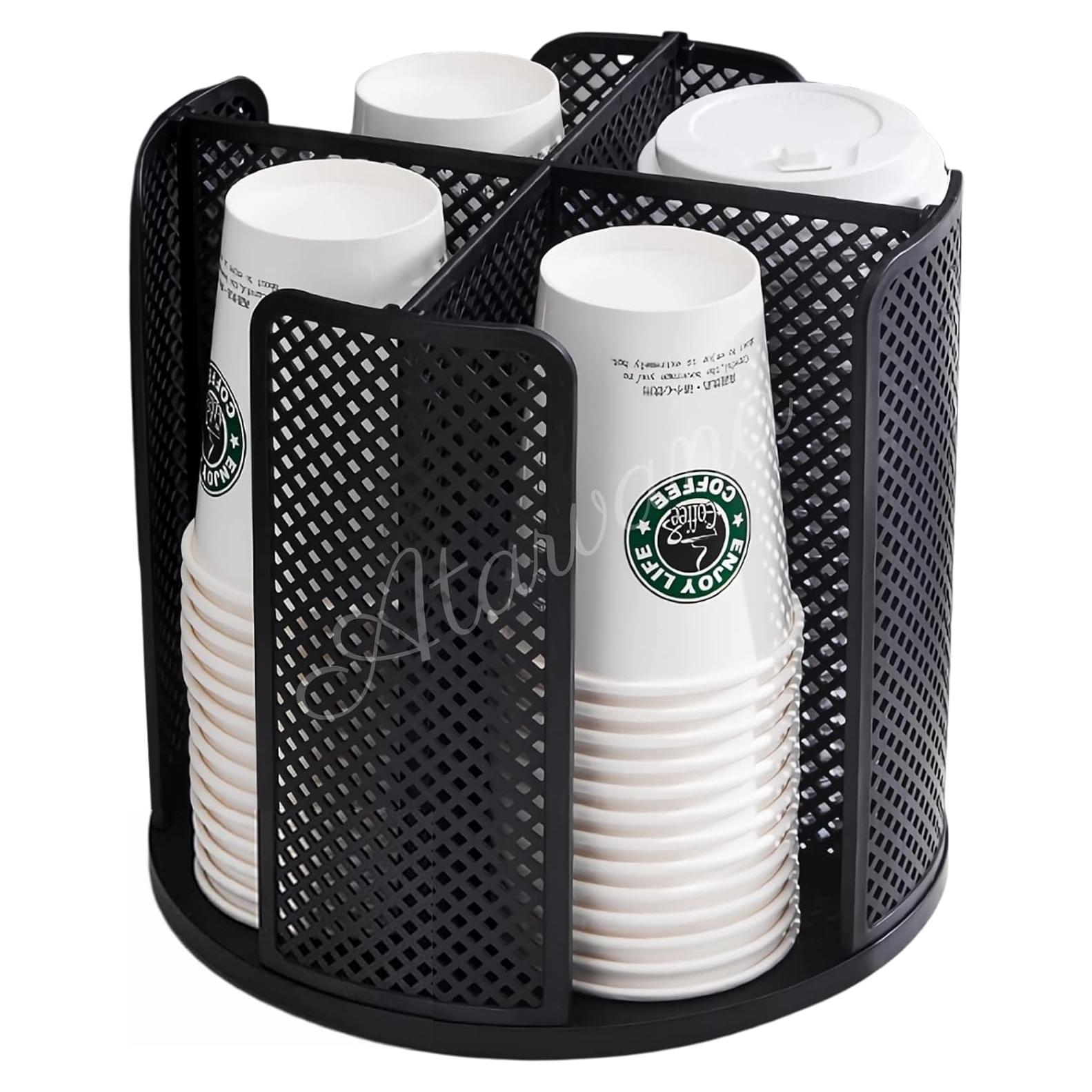 Dispensador de Tazas Atarvana 4 Compartimentos 23,5 cm