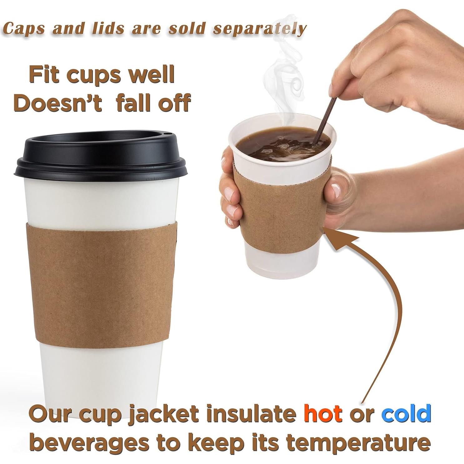 Mangas de Taza Desechables FMP Brands 100 Unidades 12-24 oz