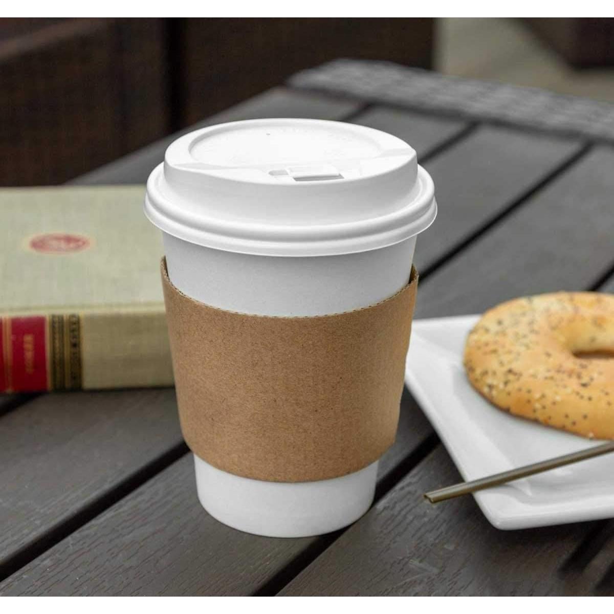 Mangas de Taza Desechables FMP Brands 100 Unidades 12-24 oz