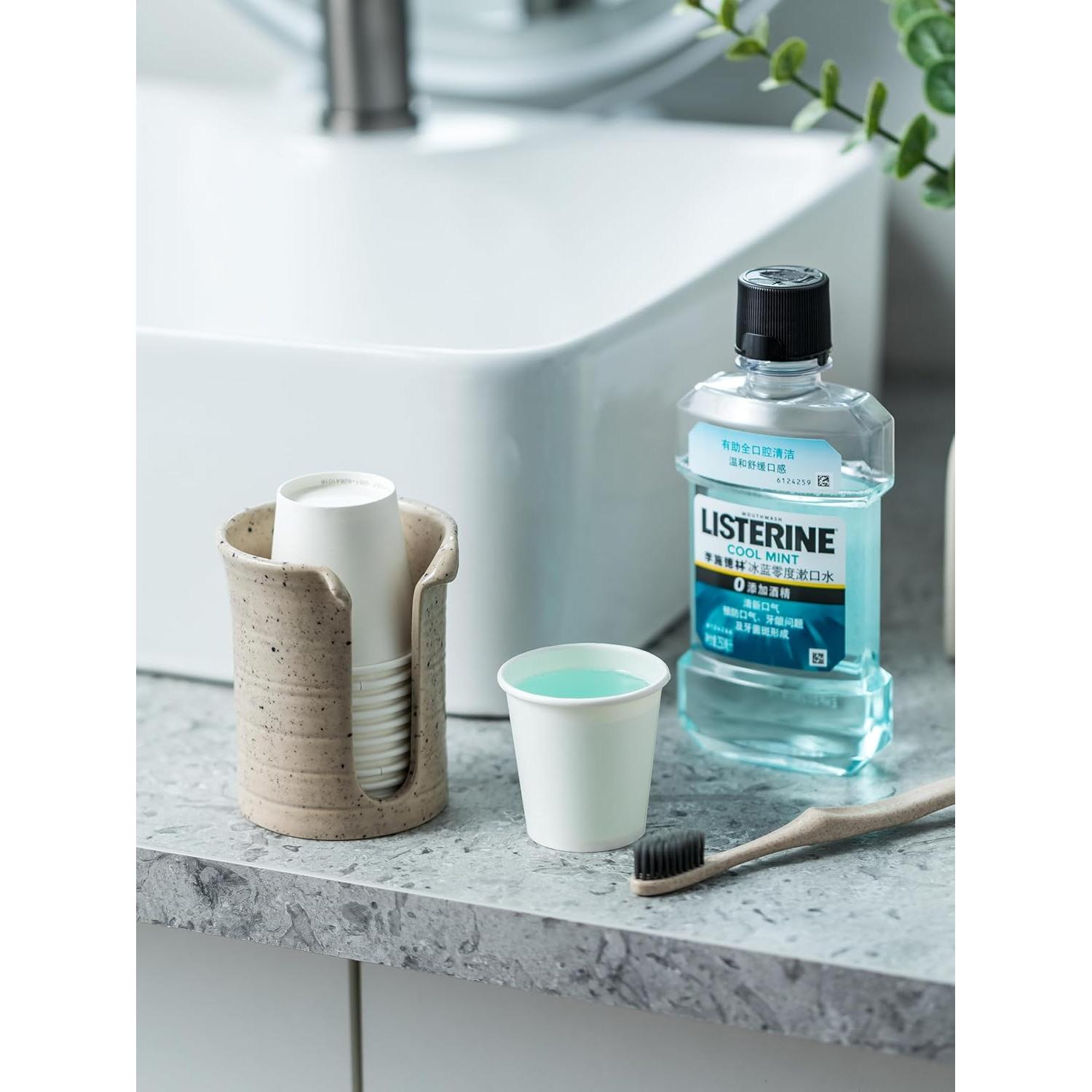 Dispensador de Vasos de Cerámica YHOJOY 3 Oz Blanco