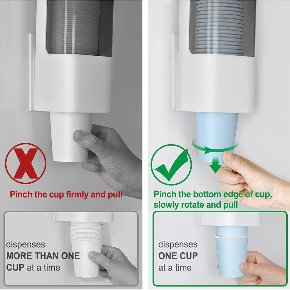 Dispensador de Tazas LBTING Blanco para Tazas de 90-150ml