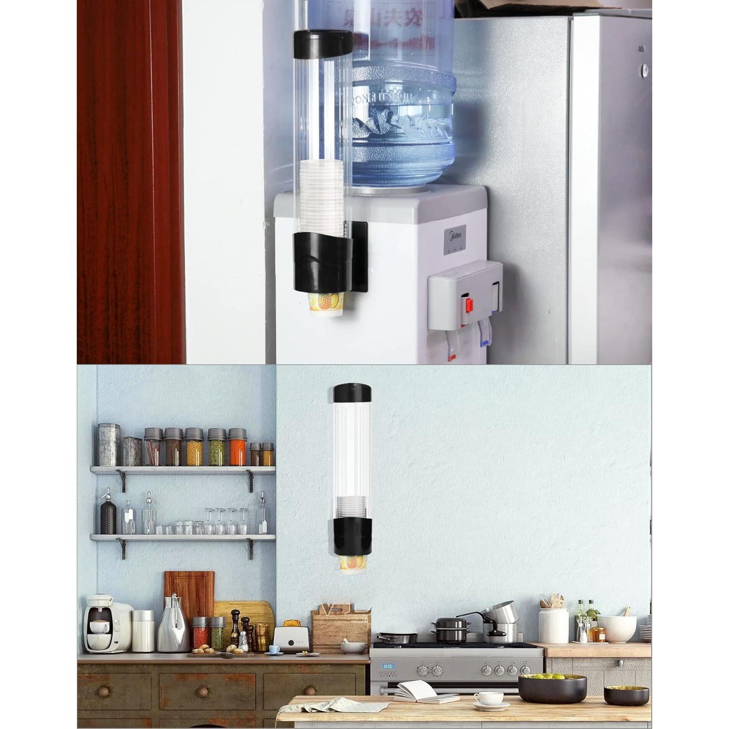 Dispensador de Vasos QWORK 7-12 oz Montaje en Pared