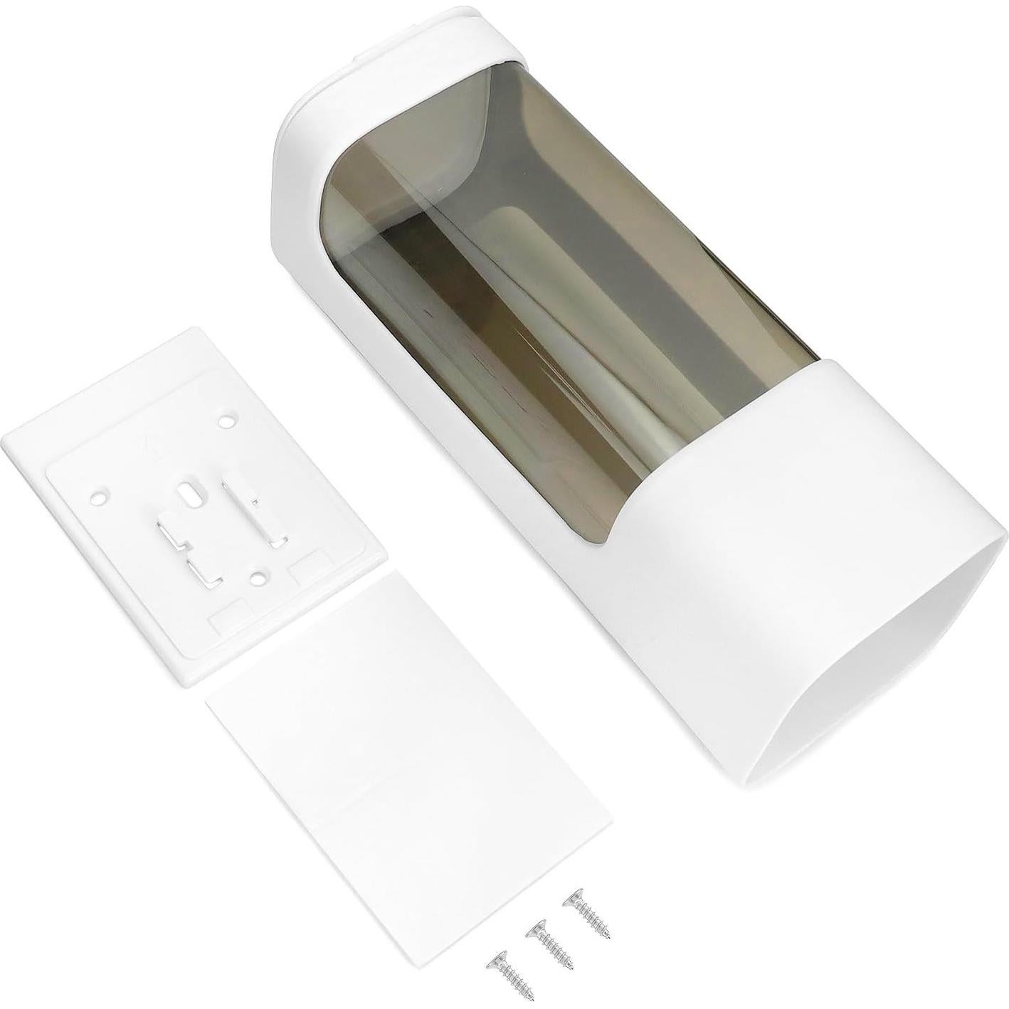 Dispensador de Tazas de Pared QWORK, 2 Soportes Higiénicos