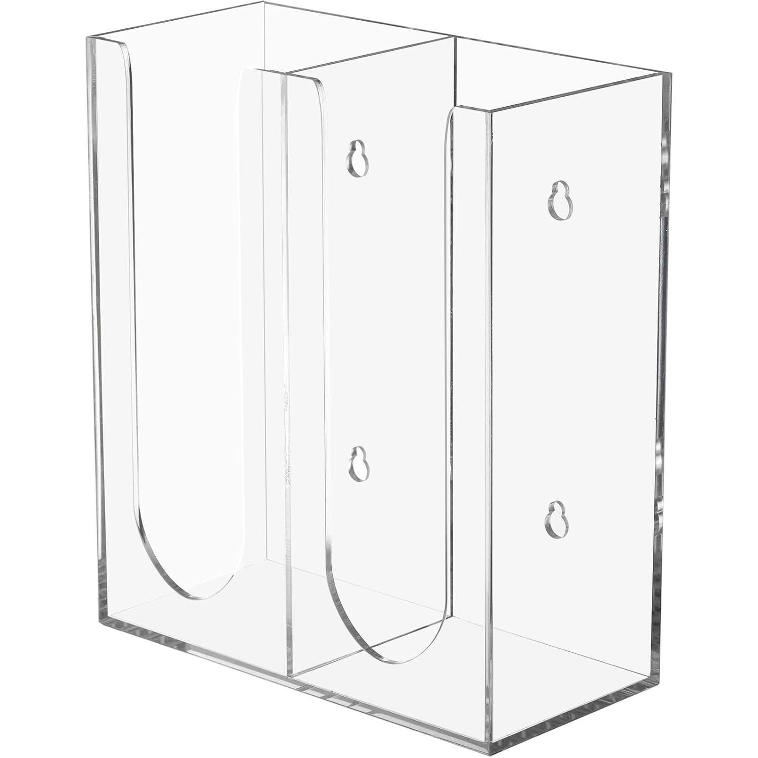 Organizador de Tazas de Acrílico Suwimut 2 Compartimentos