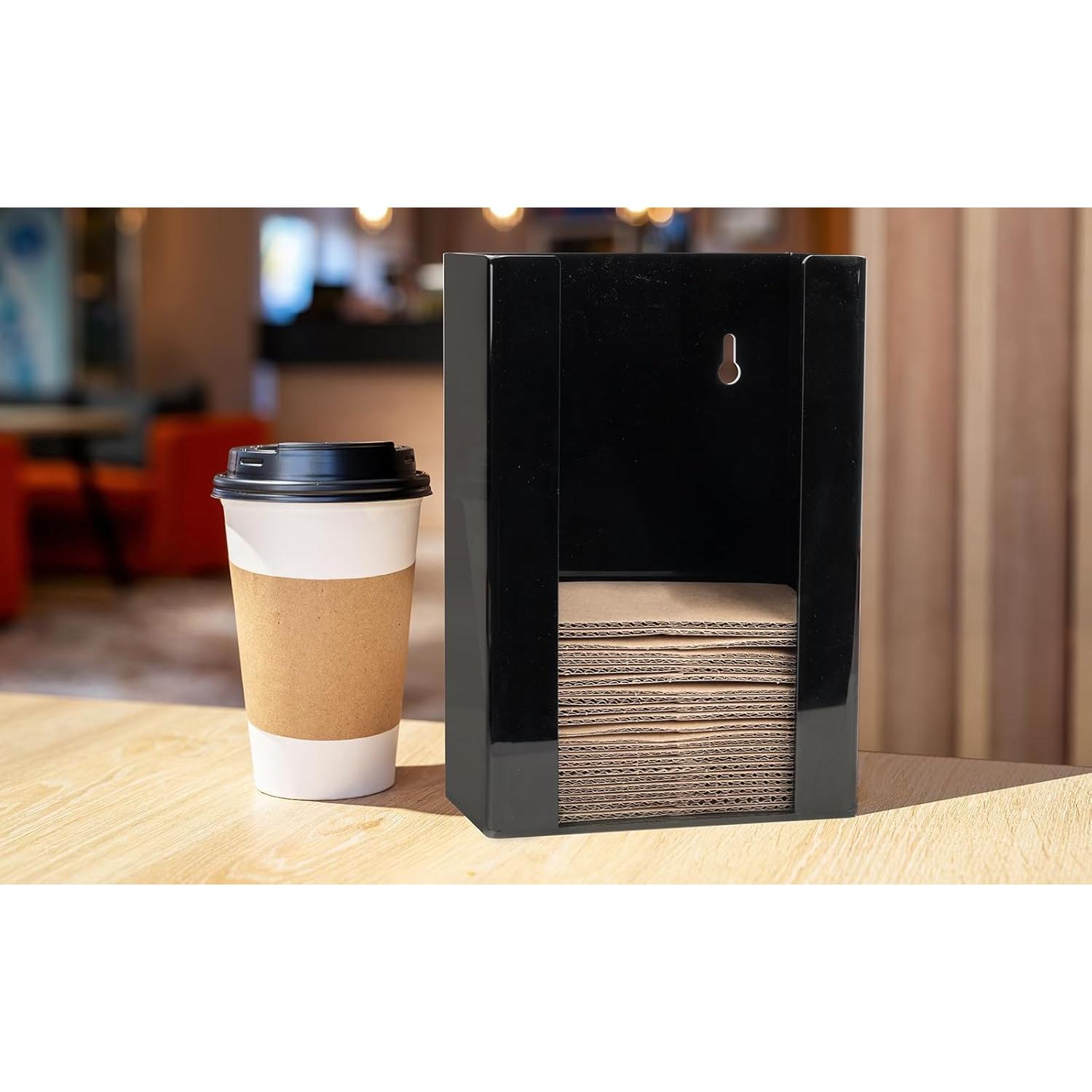 Porta mangas de café Inevibe negro para encimera o pared