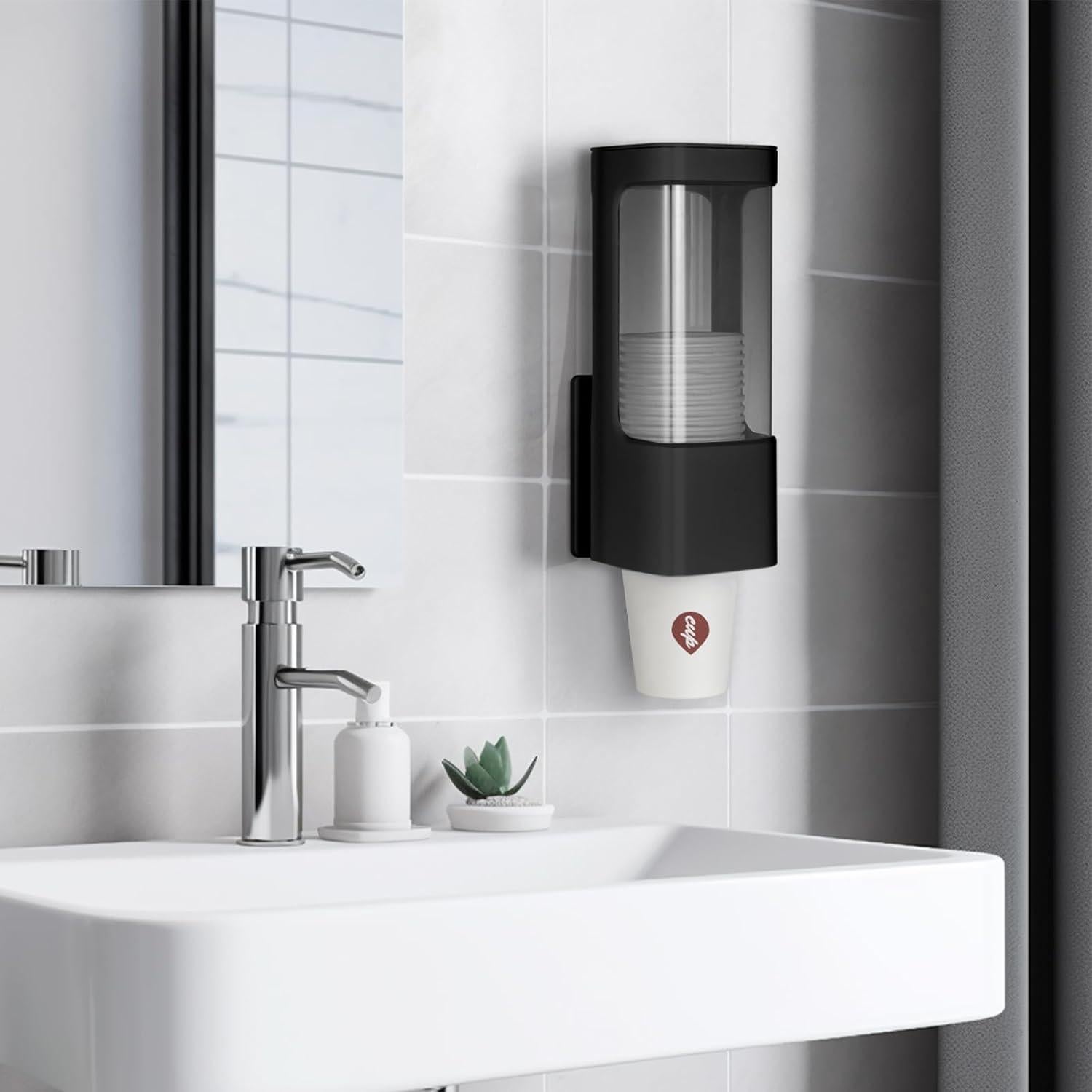 Dispensador de Vasos Desechables EOFJRUC Negro 3oz-5oz