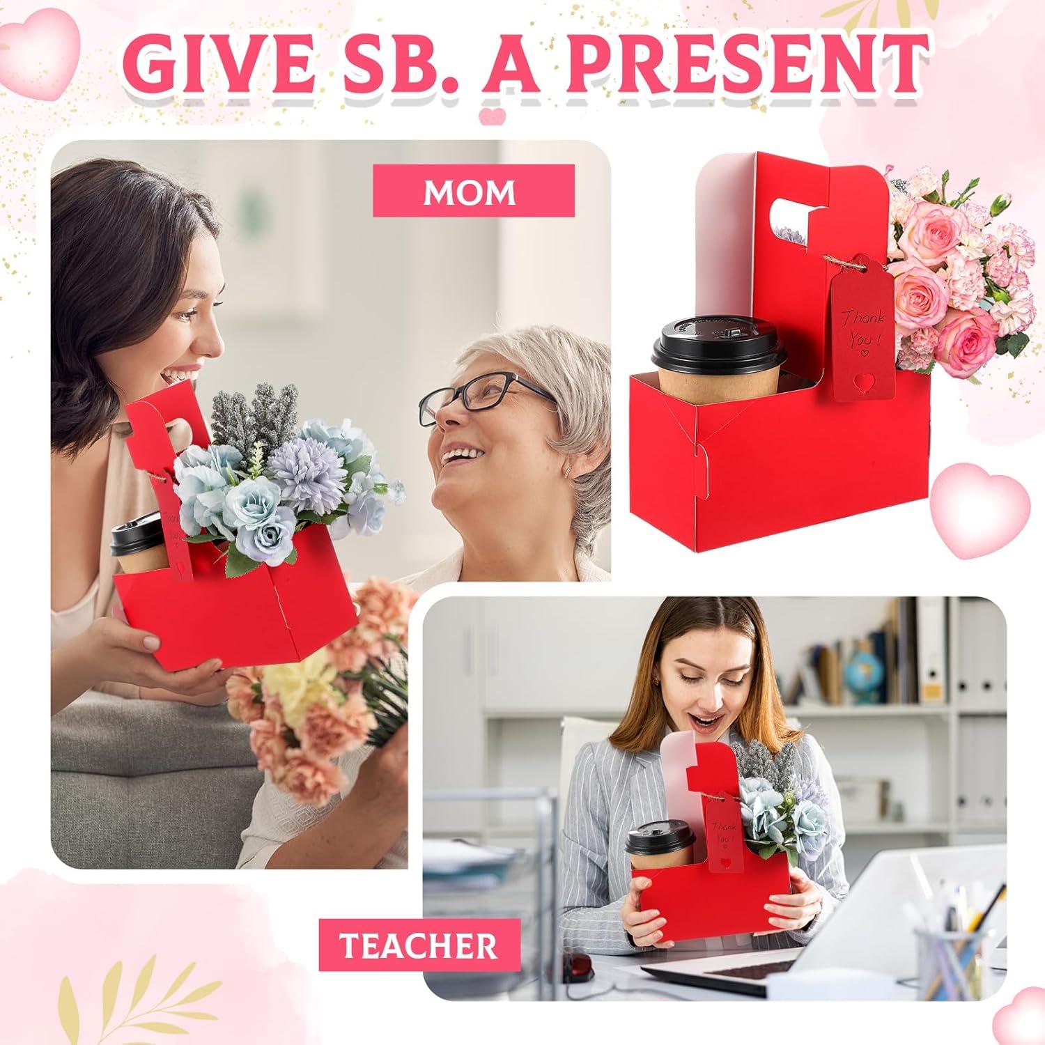 Paquete 50 Portavasos Cartón Kraft 2 Tazas 22 oz MotiMind