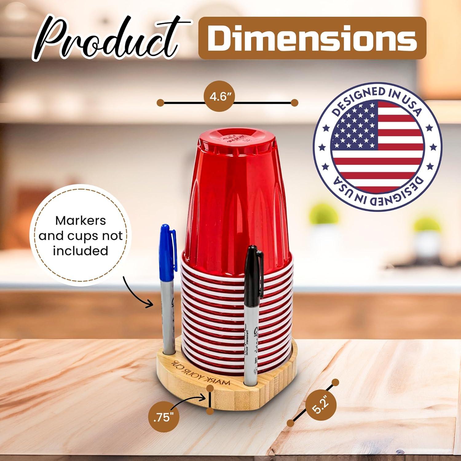 Soporte para Vasos de Fiesta Truvalent - Organizador Compacto