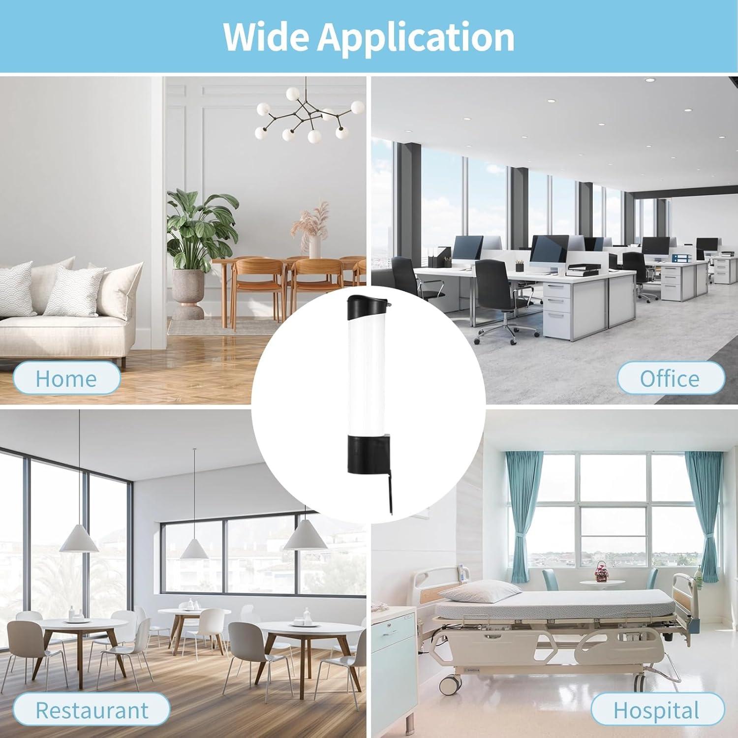 Dispensador de Tazas de Papel BATTIPAW Montado en Pared