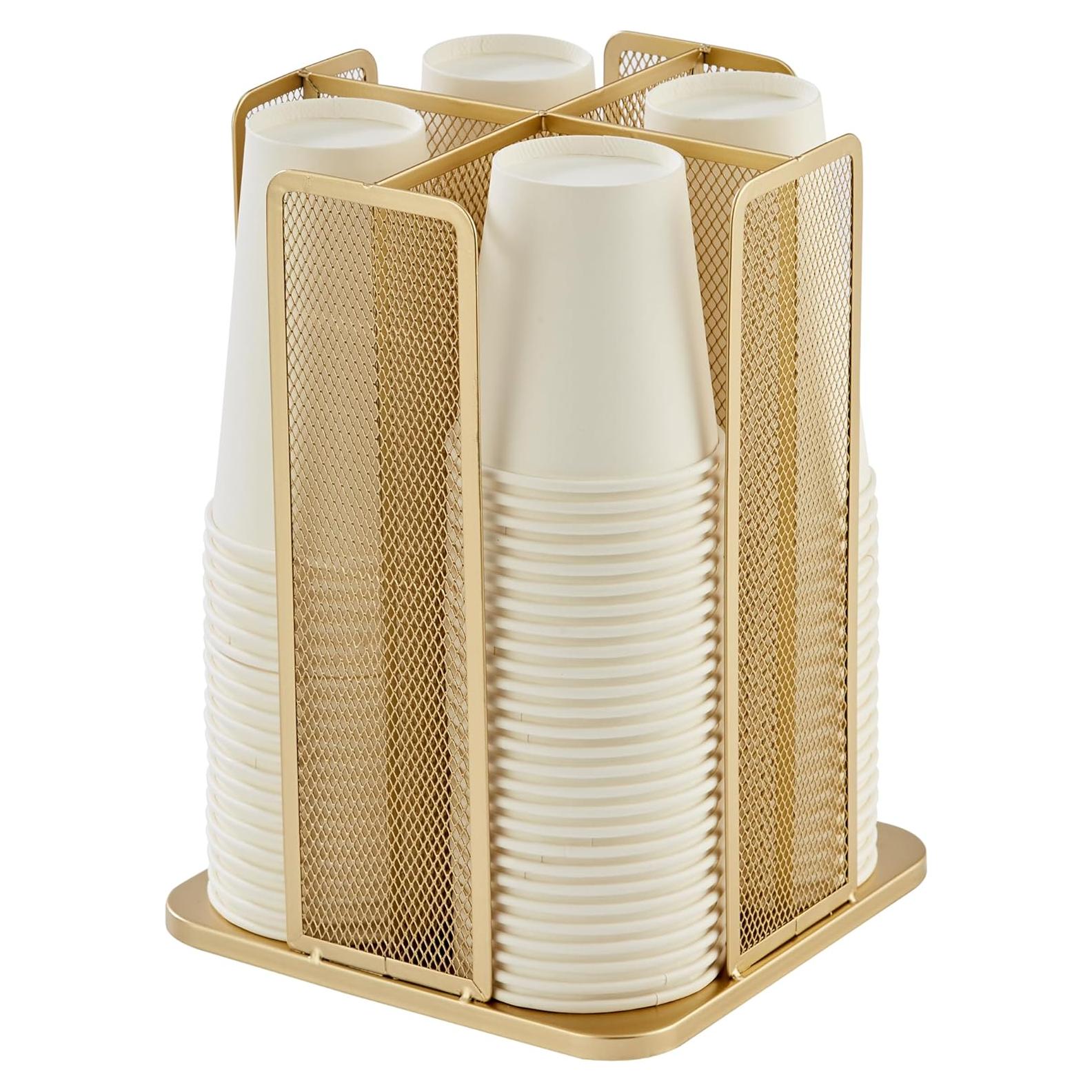 Soporte de Almacenamiento para Tazas de Papel Annova 4 Compartimentos