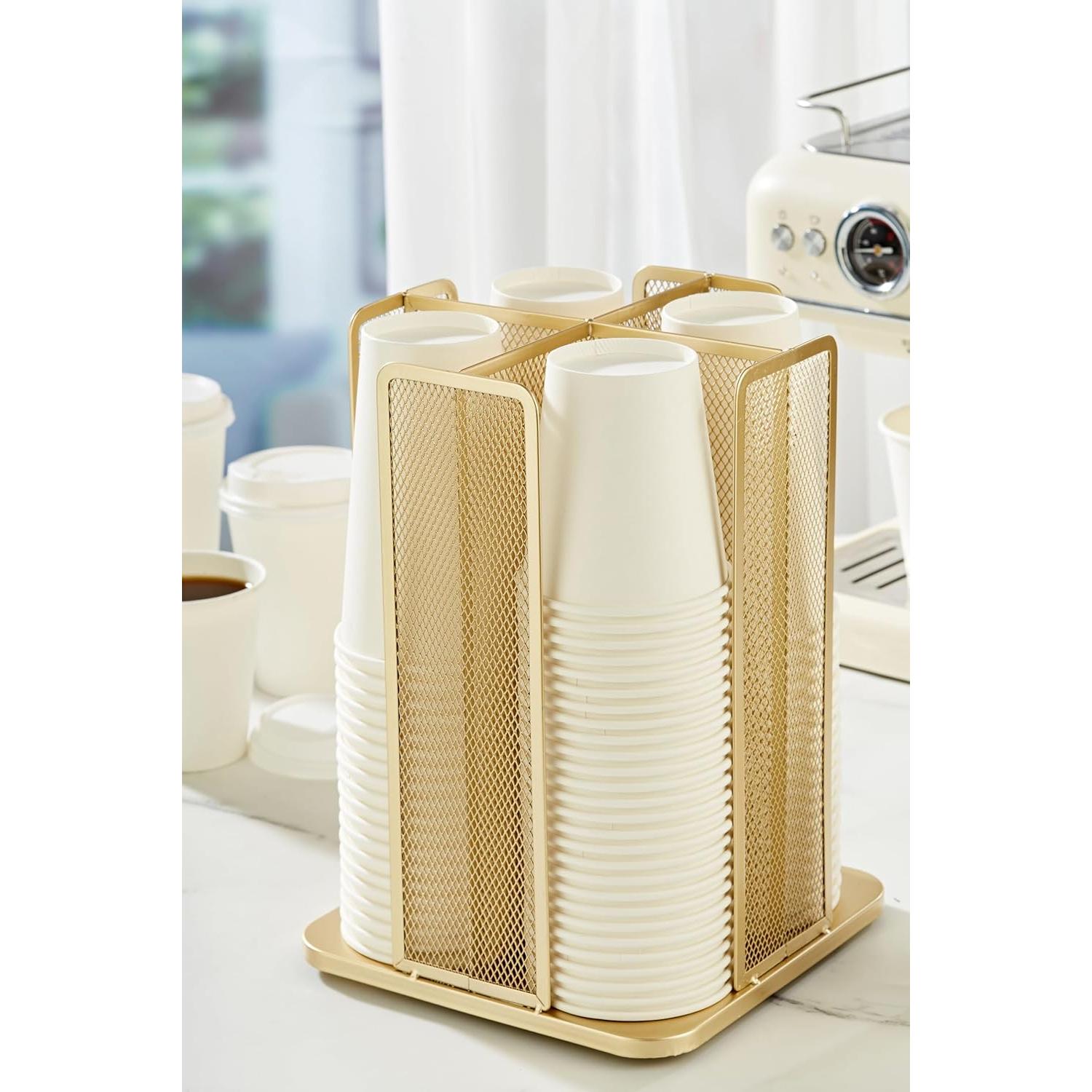 Soporte de Almacenamiento para Tazas de Papel Annova 4 Compartimentos