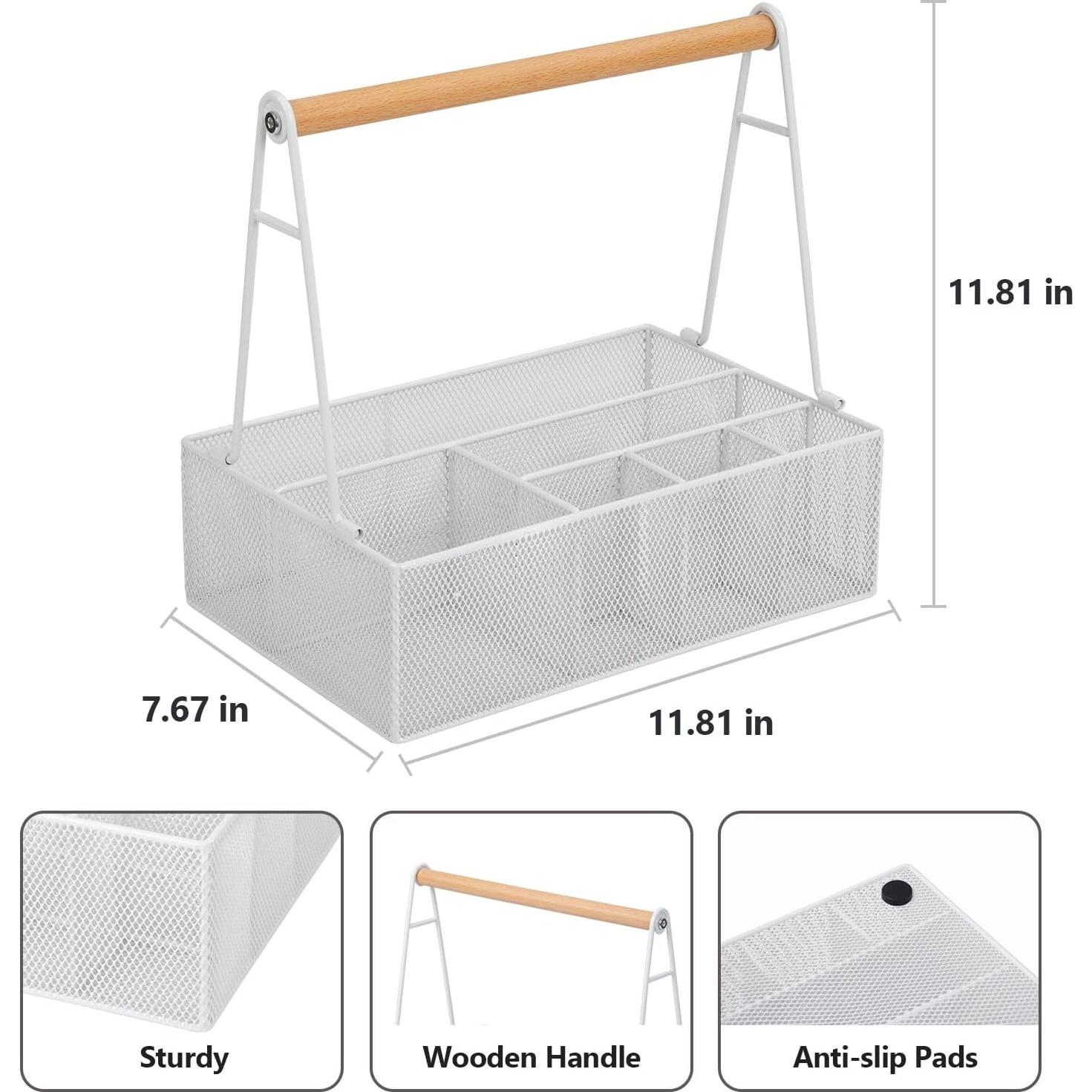 Organizador de Platos de Papel NACIMAX Blanco 6 Compartimentos