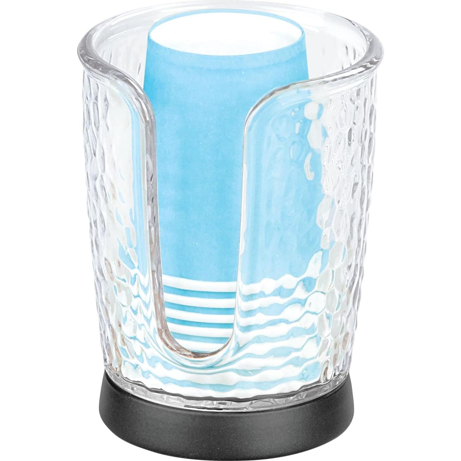 Dispensador de Vasos Desechables mDesign Acero 7,87 cm