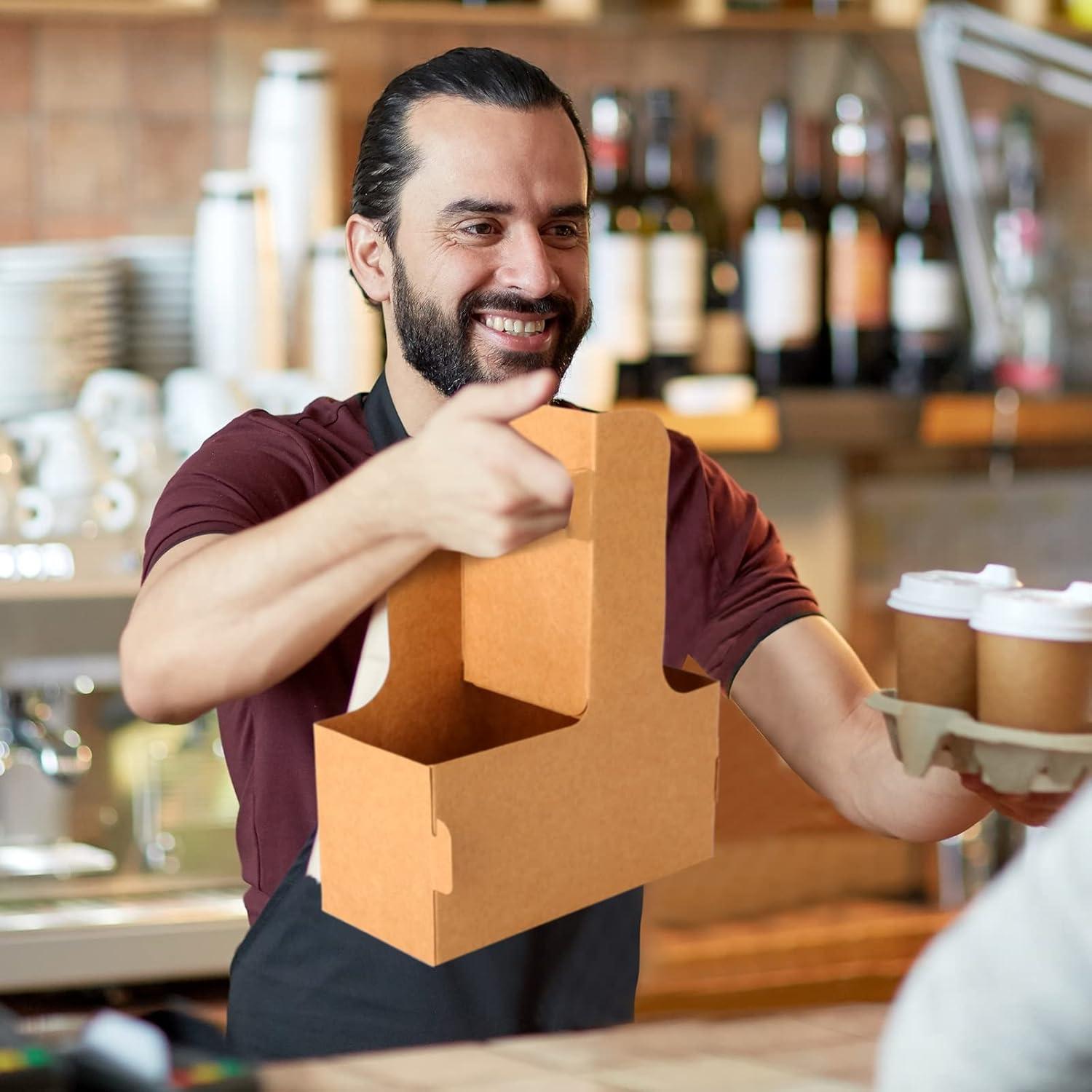 Soportes para Bebidas Desechables Nuogo 50 Piezas 2 Tazas