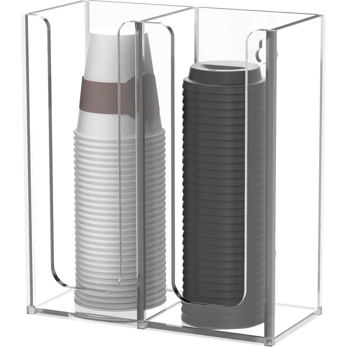 Organizador de Tazas Acrílico Richboom 2 Compartimentos