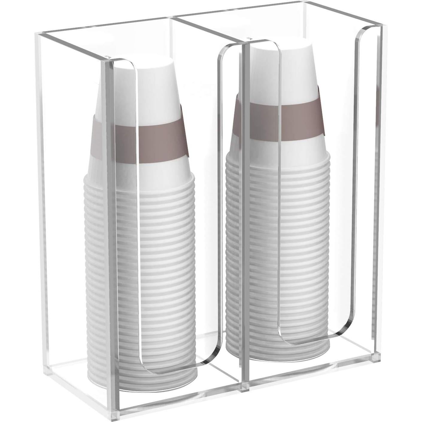 Organizador de Tazas Acrílico Richboom 2 Compartimentos