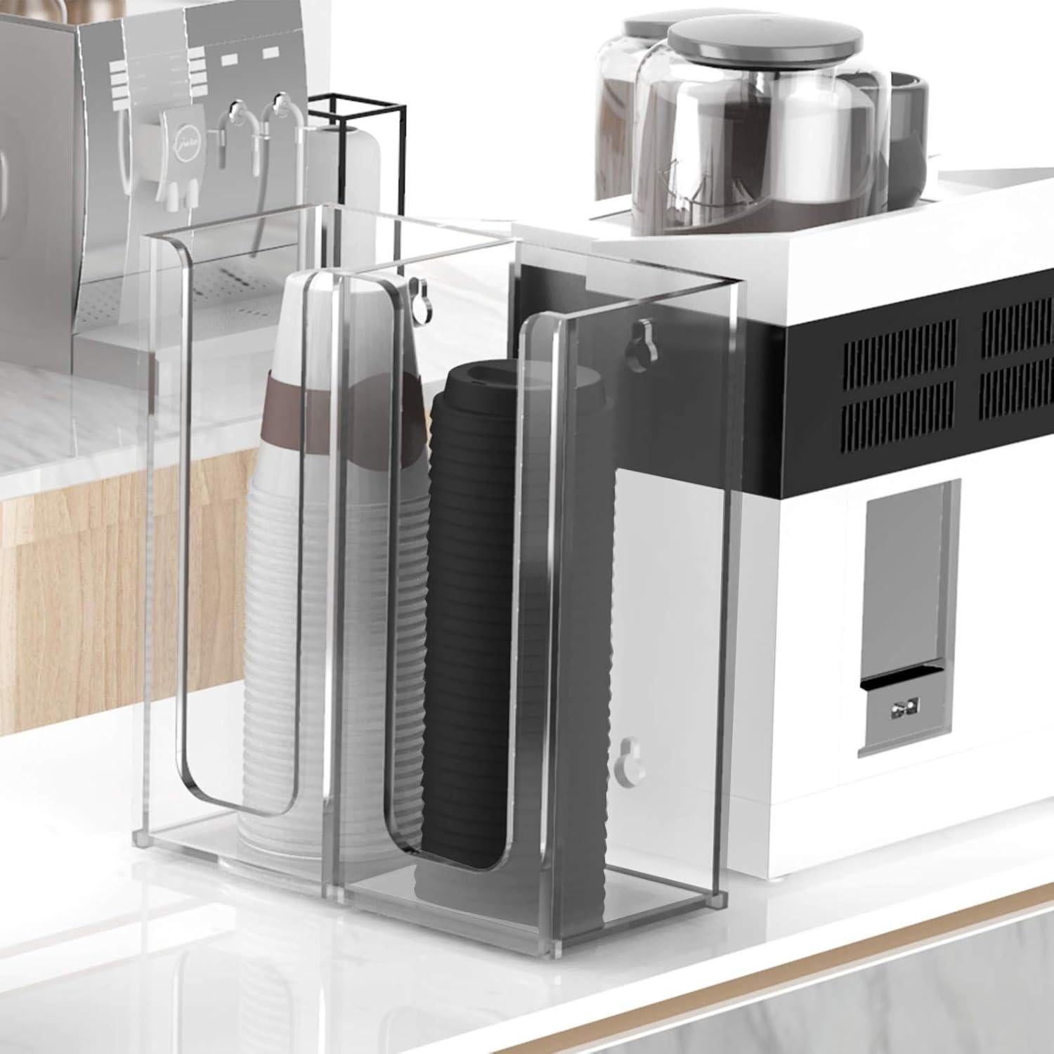 Organizador de Tazas Acrílico Richboom 2 Compartimentos