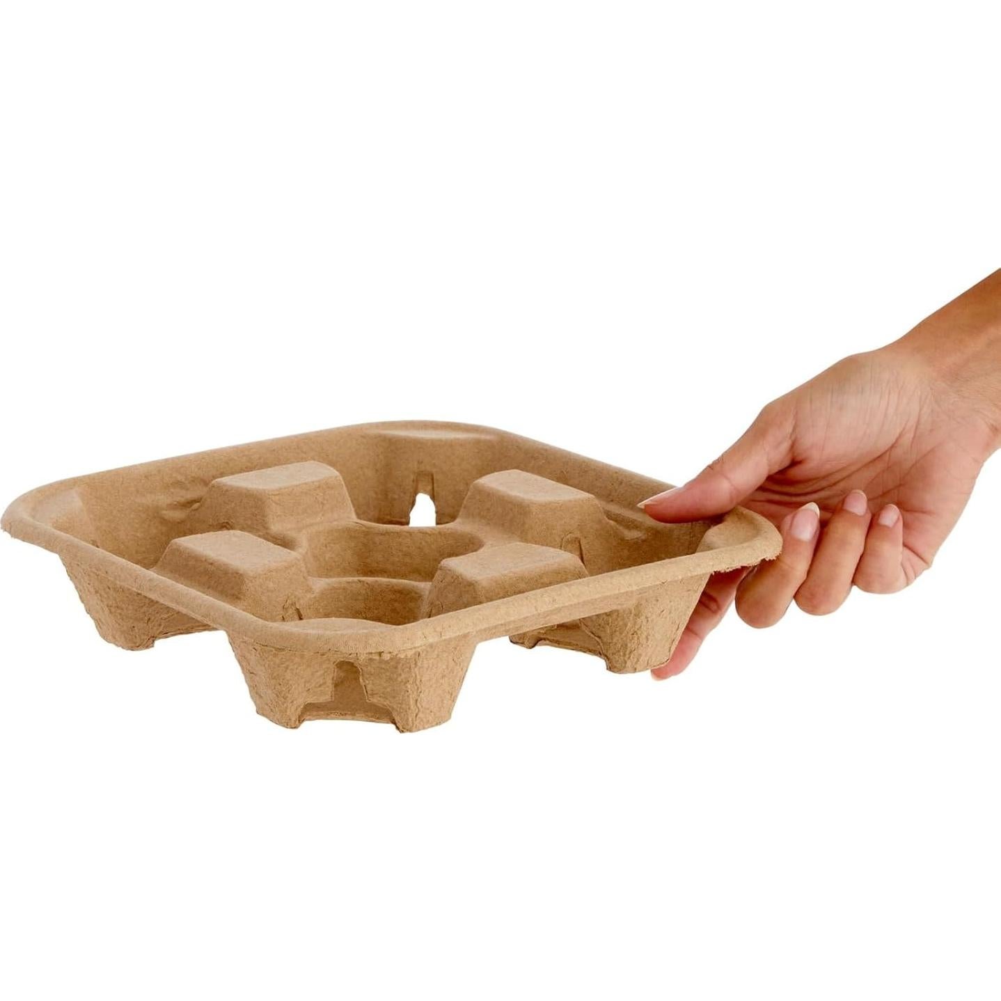 Bandeja Desechable para 4 Tazas Okuna Outpost - 60 Unidades