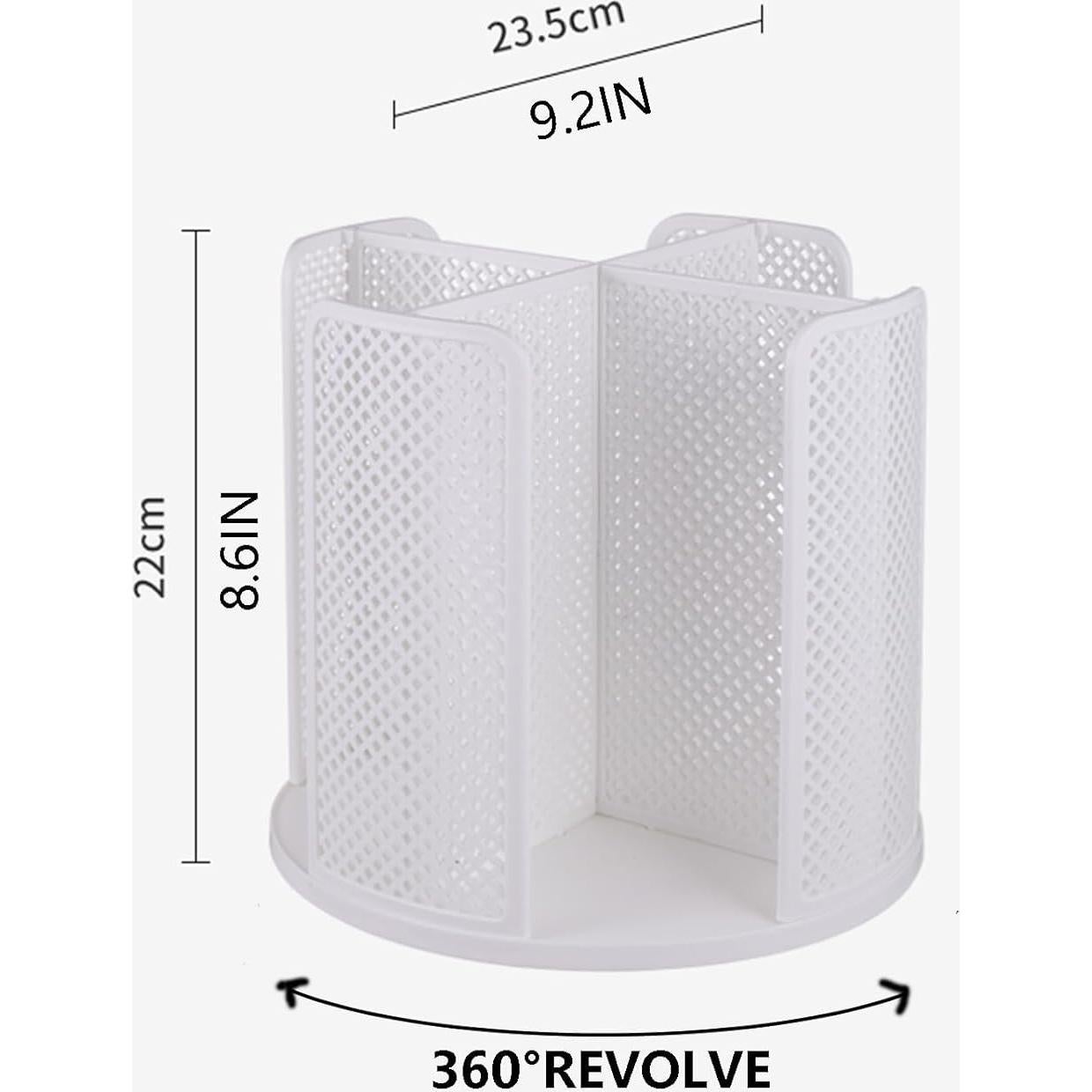 Organizador rotativo de tazas Villelei 360° blanco