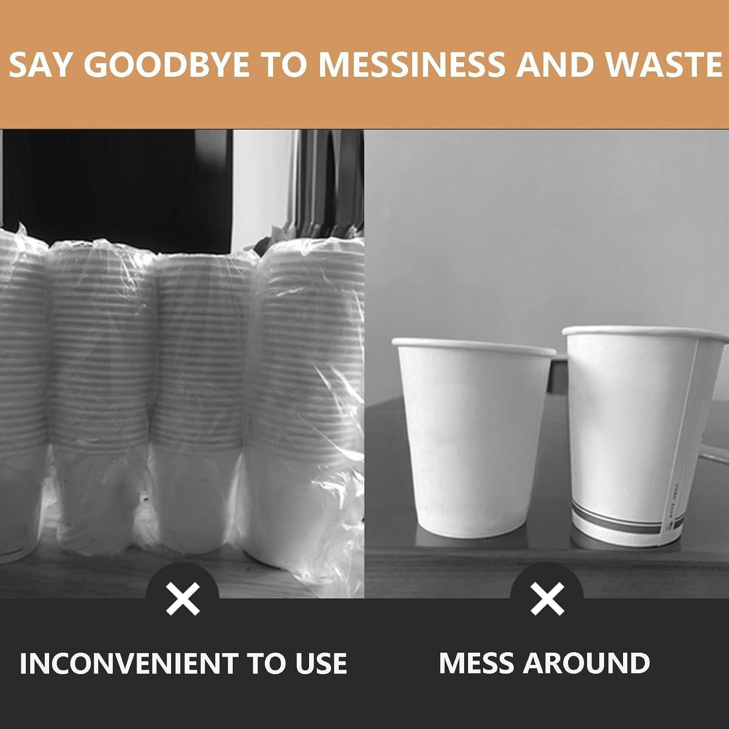 Organizador rotativo de tazas Villelei 360° blanco