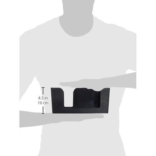 Caddy de Bar Winco BC-6 con 6 Compartimentos Negro