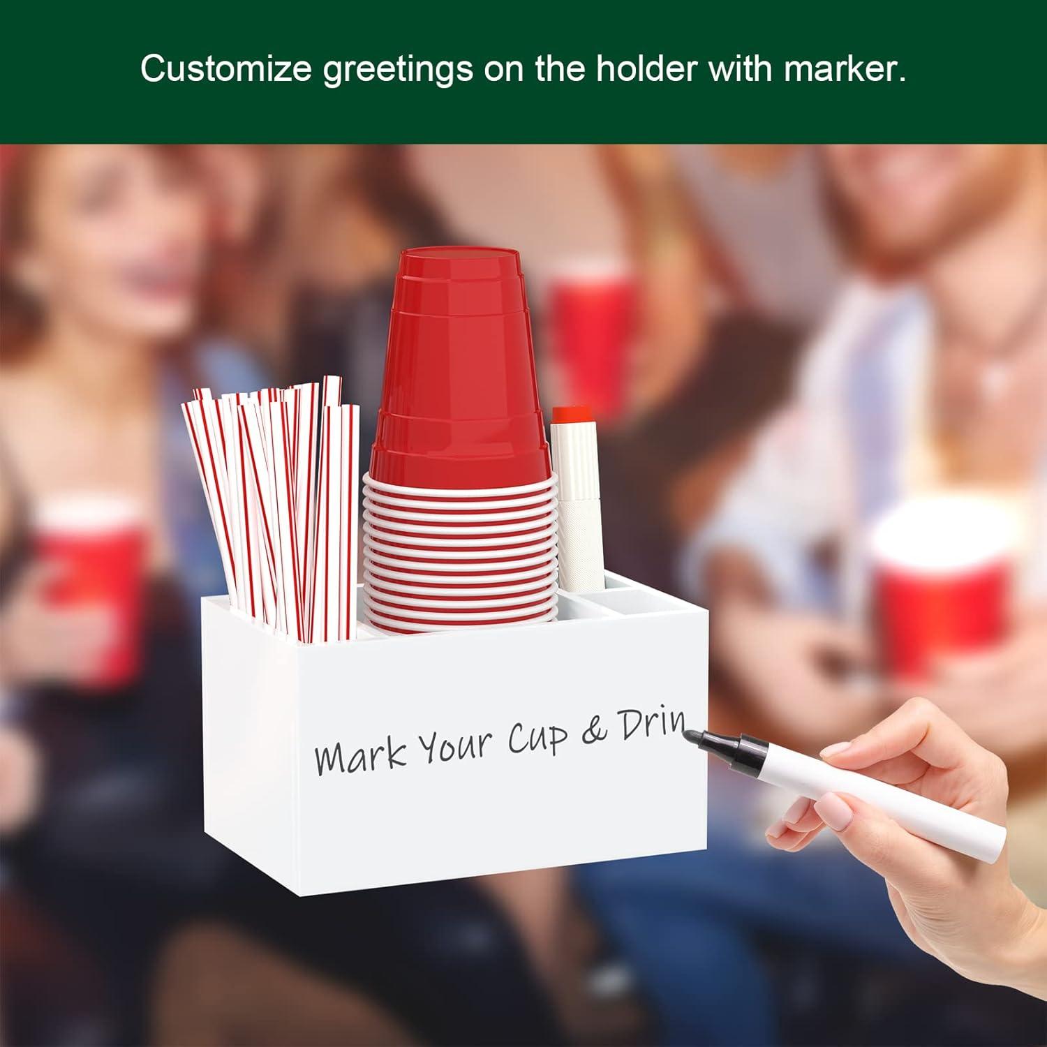 Soporte para Vasos Descartables BOSSCASA Blanco 16 oz