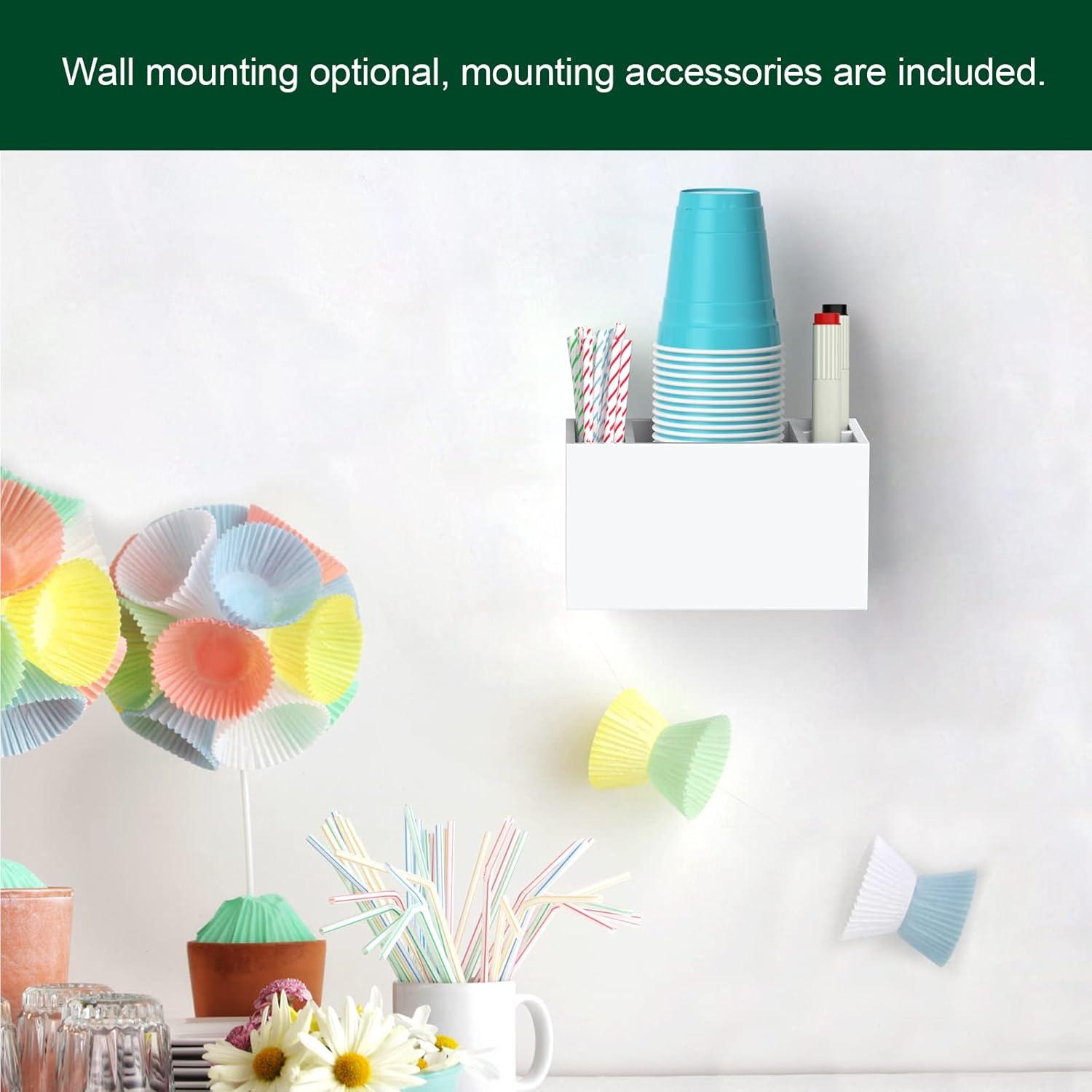 Soporte para Vasos Descartables BOSSCASA Blanco 16 oz