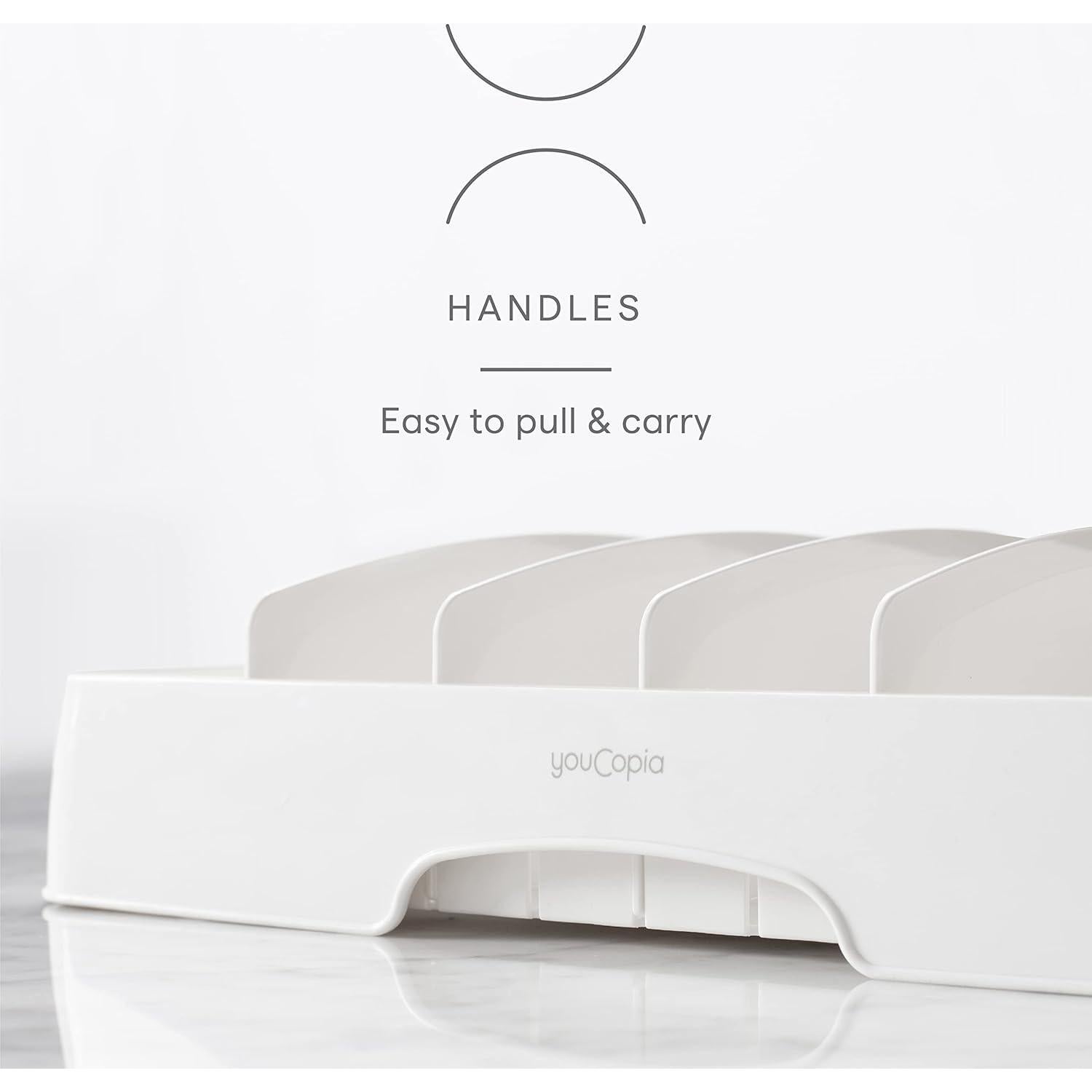 Organizador de Tapas YouCopia StoraLid Grande Ajustable