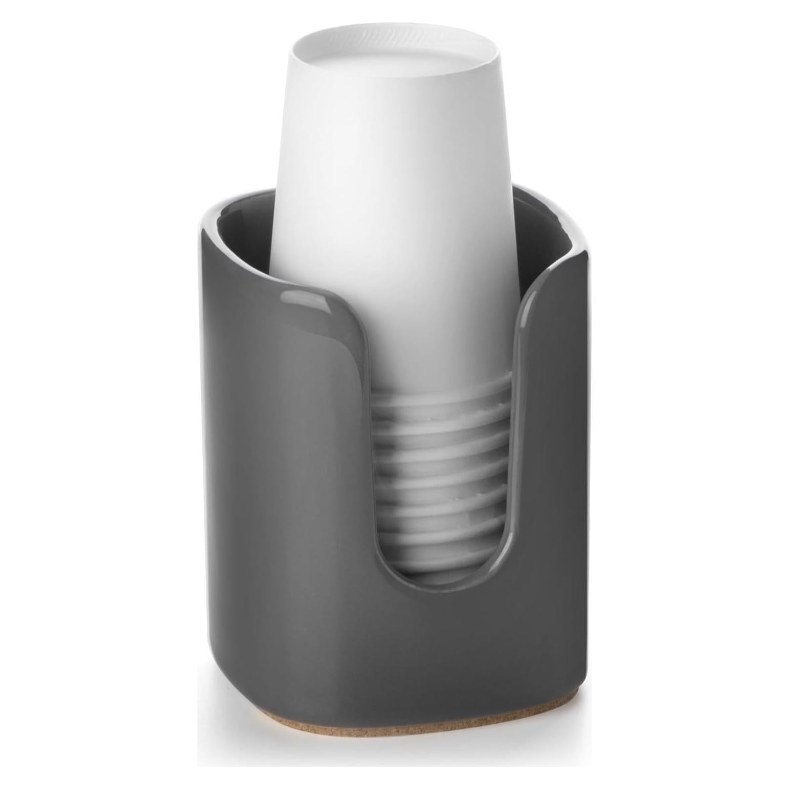 Dispensador de Tazas Cerámica Viosuniu 5 oz Gris