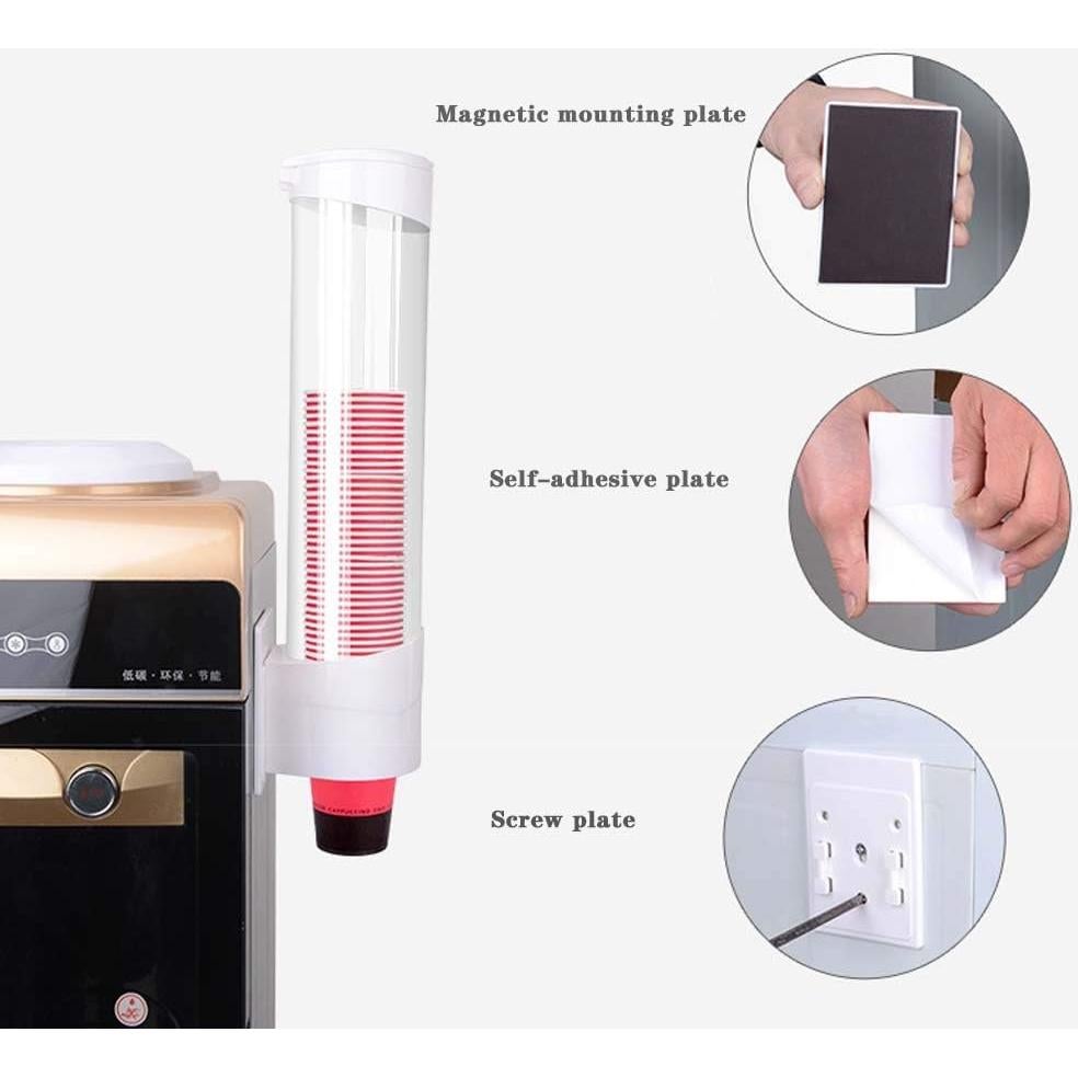 Dispensador de Tazas Desechables HKeeper Grande 8-14 oz