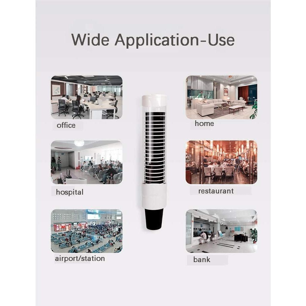 Dispensador de Tazas Desechables HKeeper Grande 8-14 oz