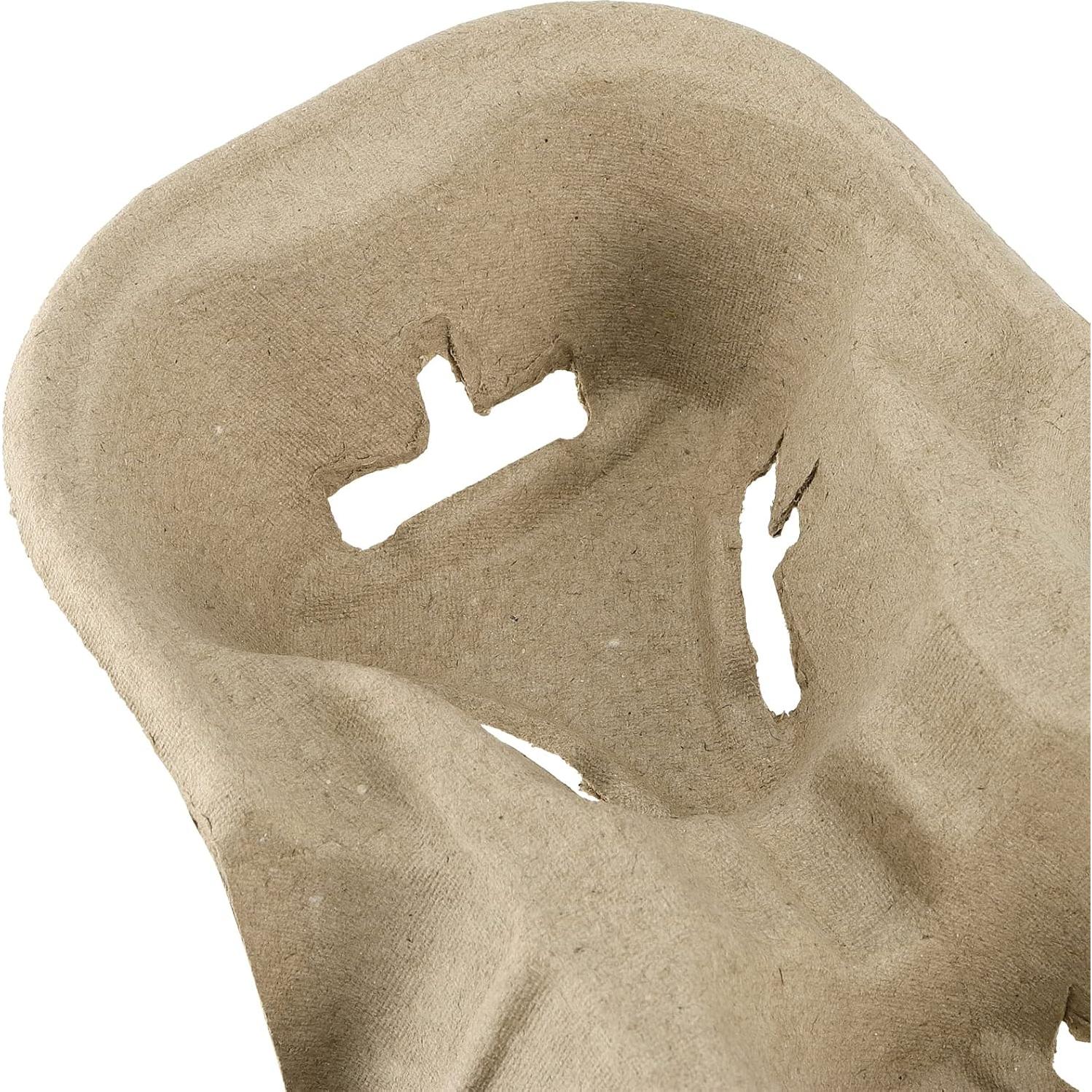 Soporte de Bebidas Biodegradable JEUIHAU 100 Unidades 2 Tazas