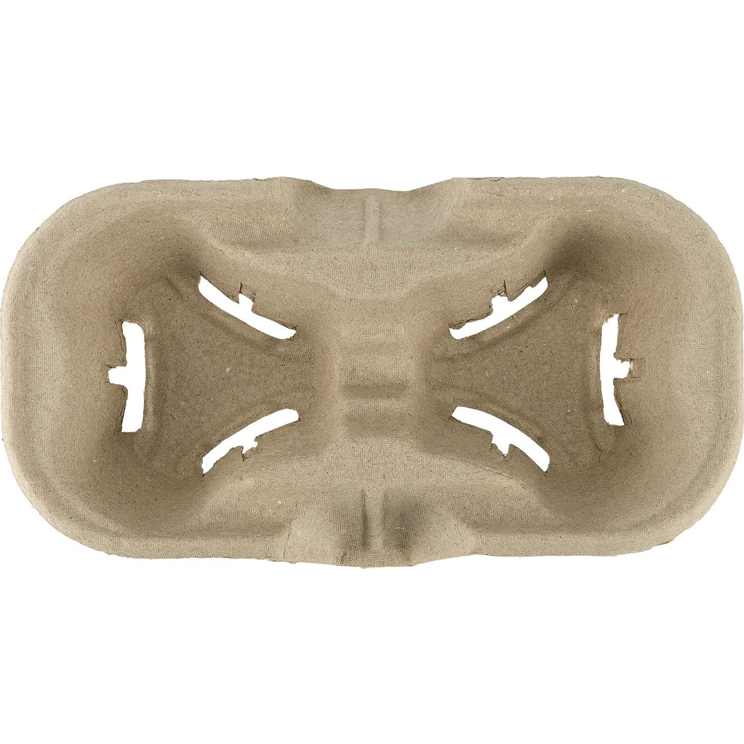 Soporte de Bebidas Biodegradable JEUIHAU 100 Unidades 2 Tazas