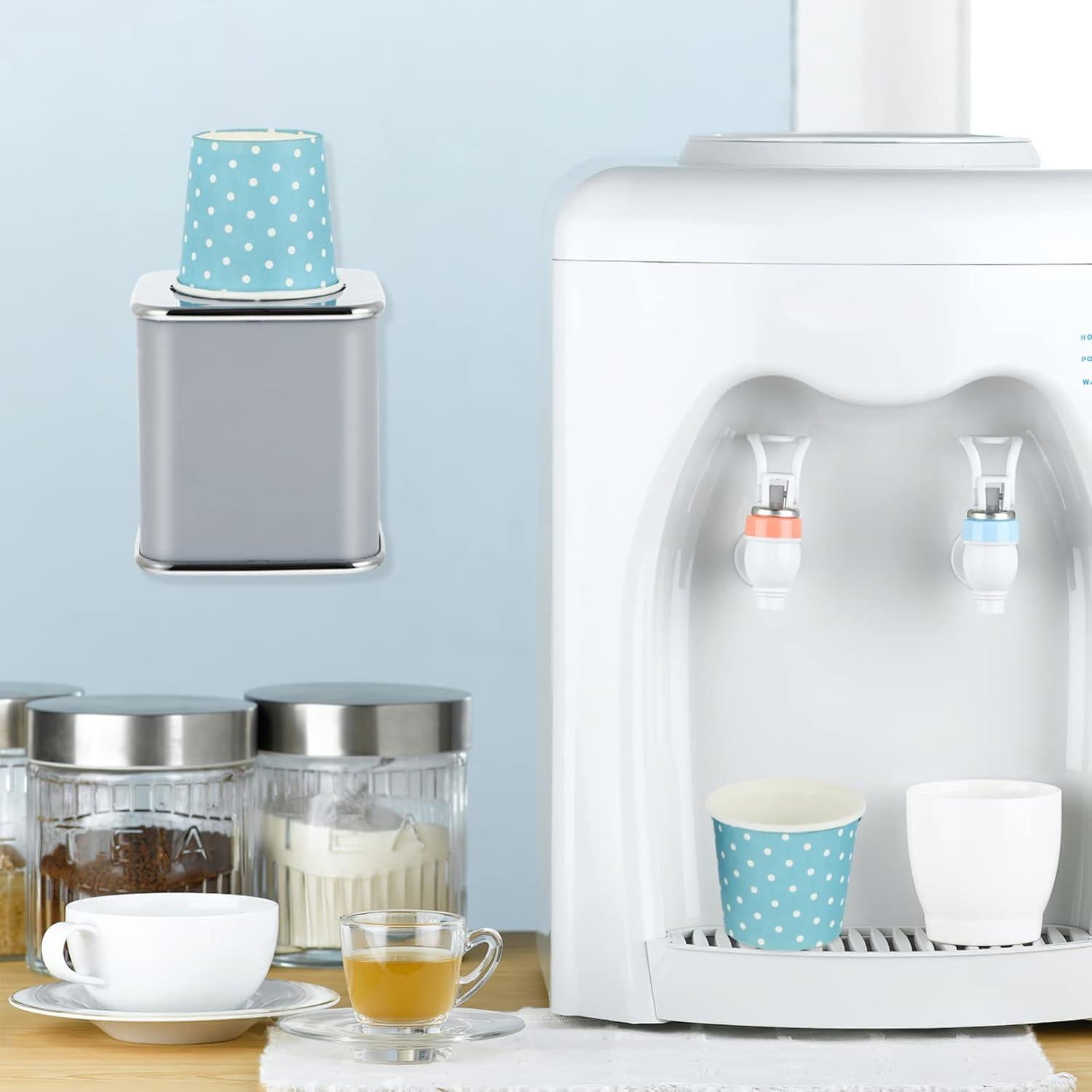 Dispensador de vasos de papel DOITOOL 3 oz con 10 vasos