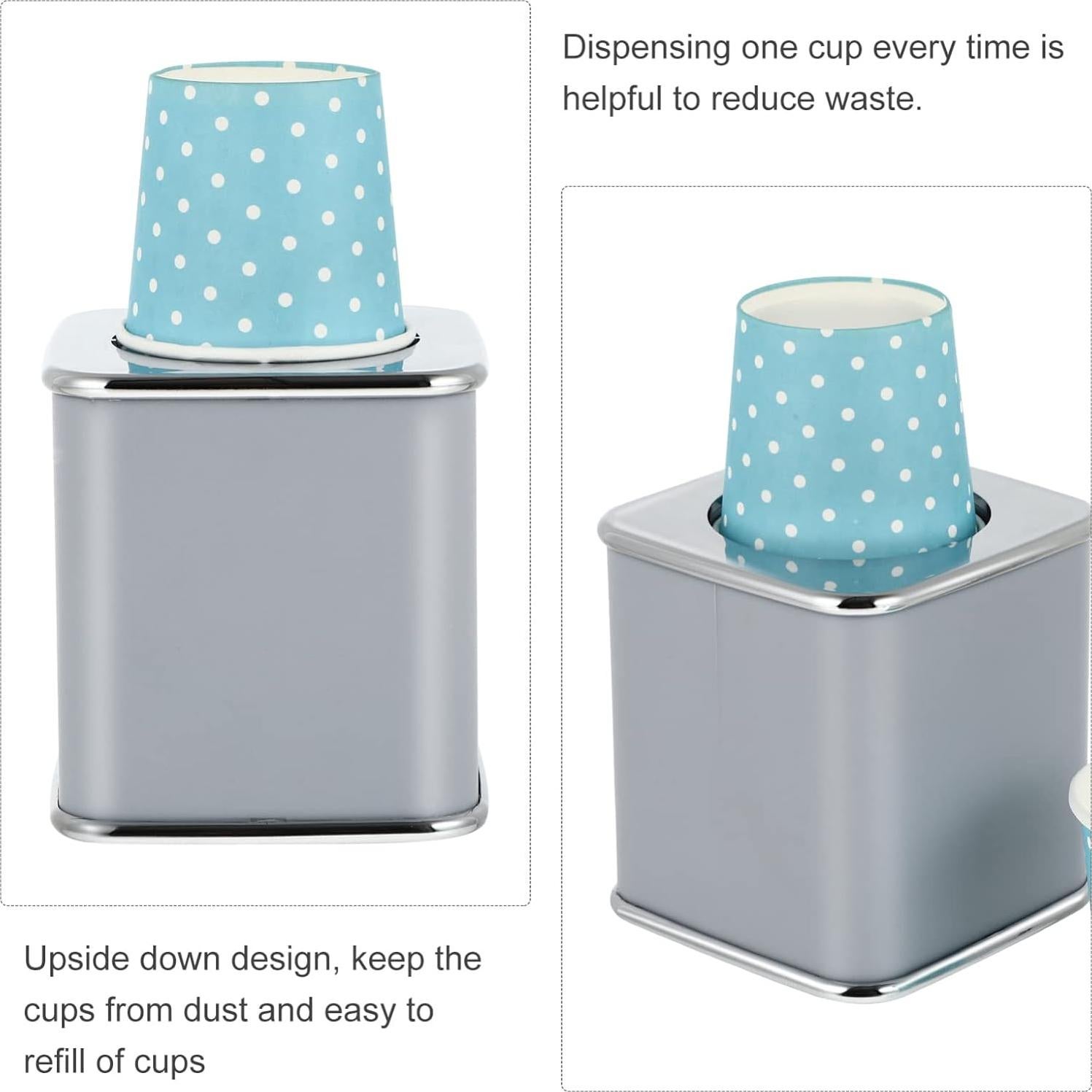 Dispensador de vasos de papel DOITOOL 3 oz con 10 vasos