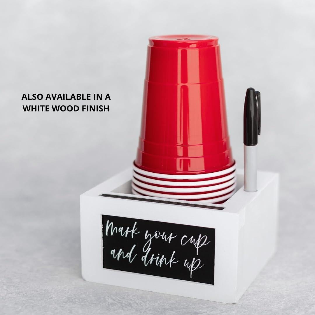 Soporte para Tazas de Madera Ford & Row - 6 Señales Intercambiables