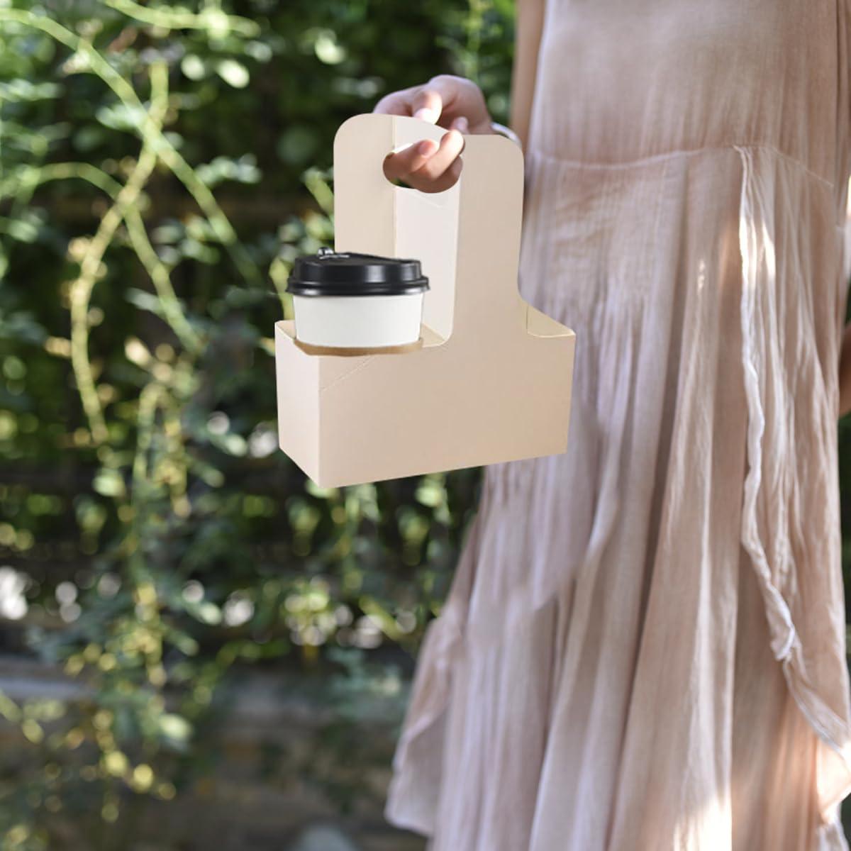 Portador de Bebidas Cunguv Blanco para 2 Tazas - 20 Unidades