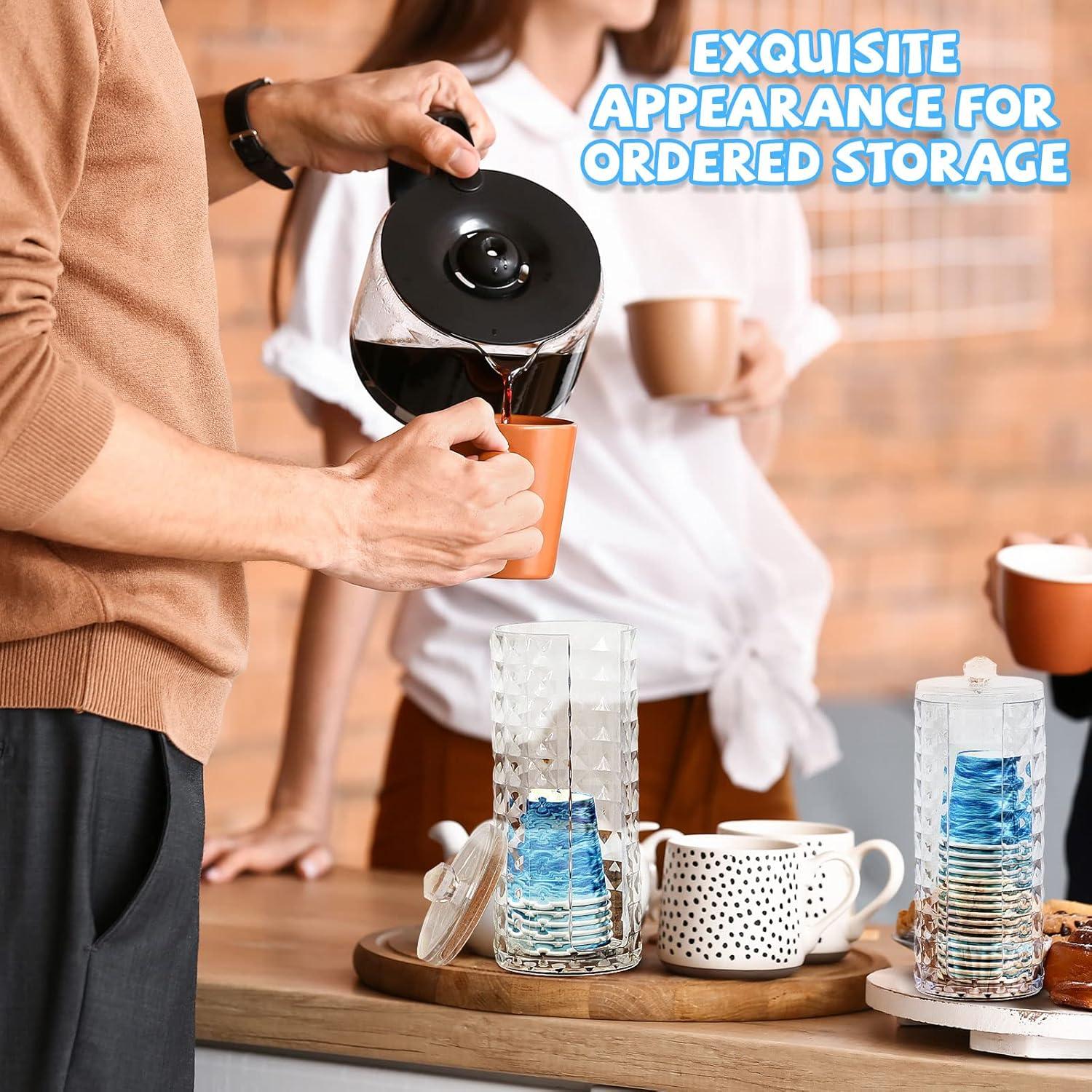 Dispensador de Tazas de Baño Skylety 2 Pcs Transparente