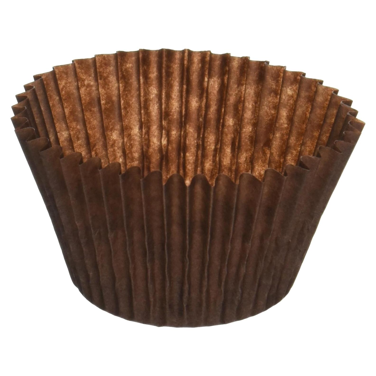 Moldes de Papel para Cupcakes Decony 500 pcs Marrón